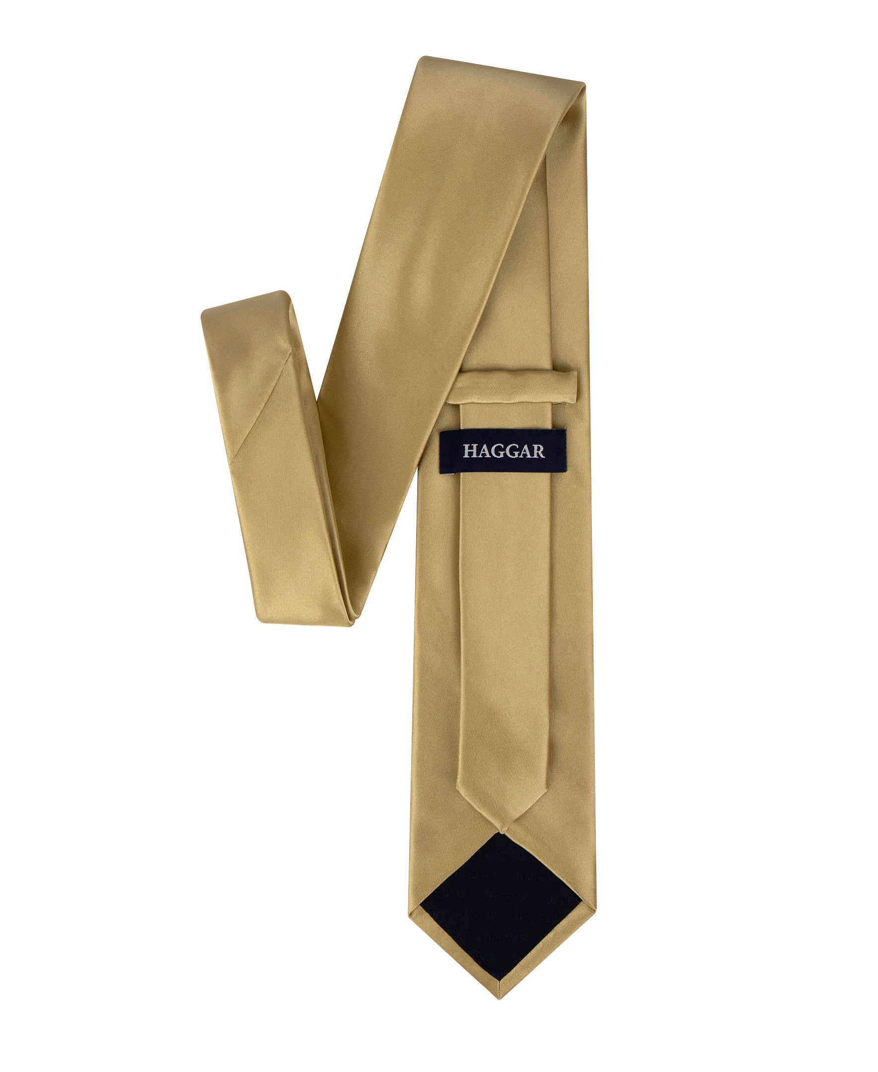 Satin Solid Tie - Haggar.com