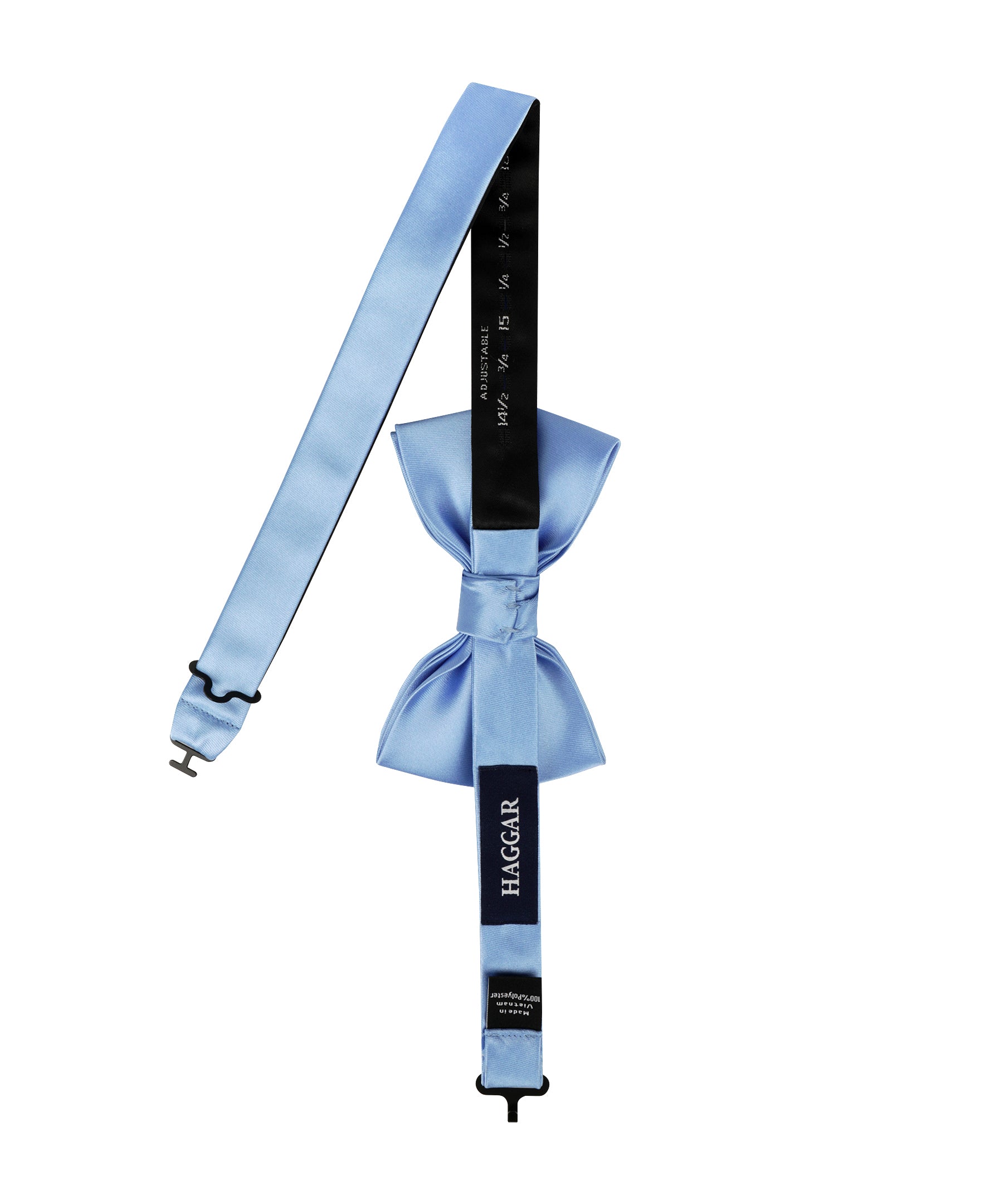 Satin Solid Bowtie - Haggar.com#color_light blue