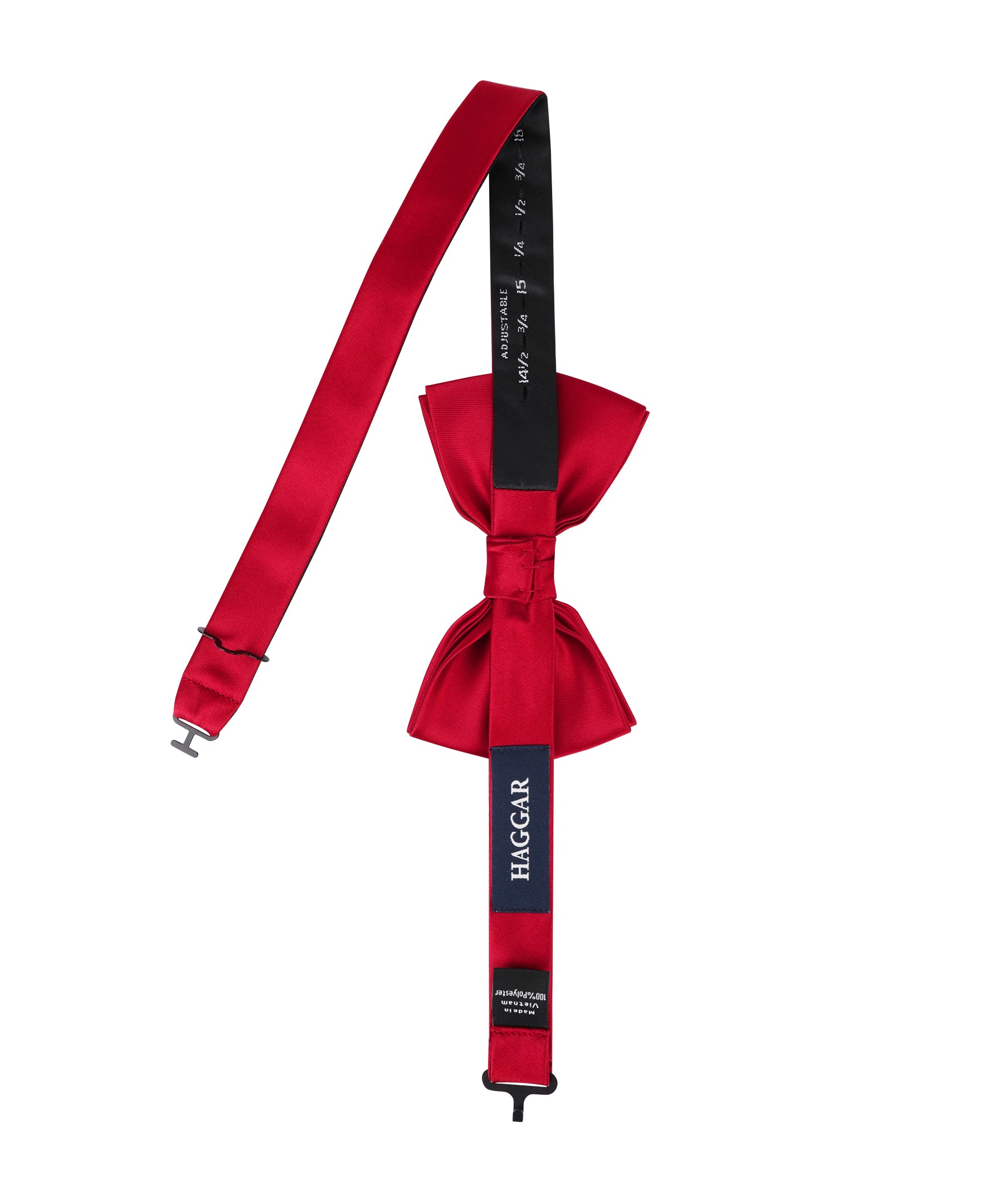 Satin Solid Bowtie - Haggar.com#color_red