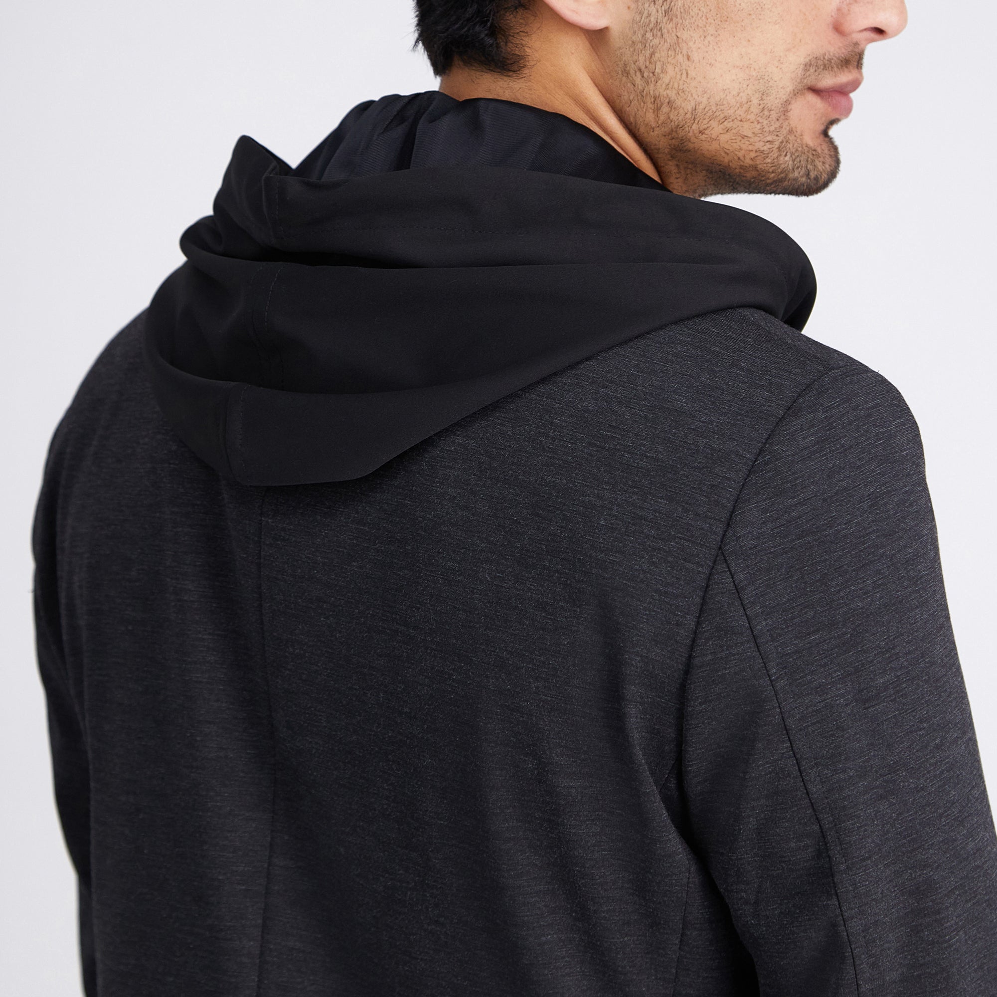 Haggar® Smart Wash® Hoodie Sport Coat - Haggar.com#color_charcoal heather