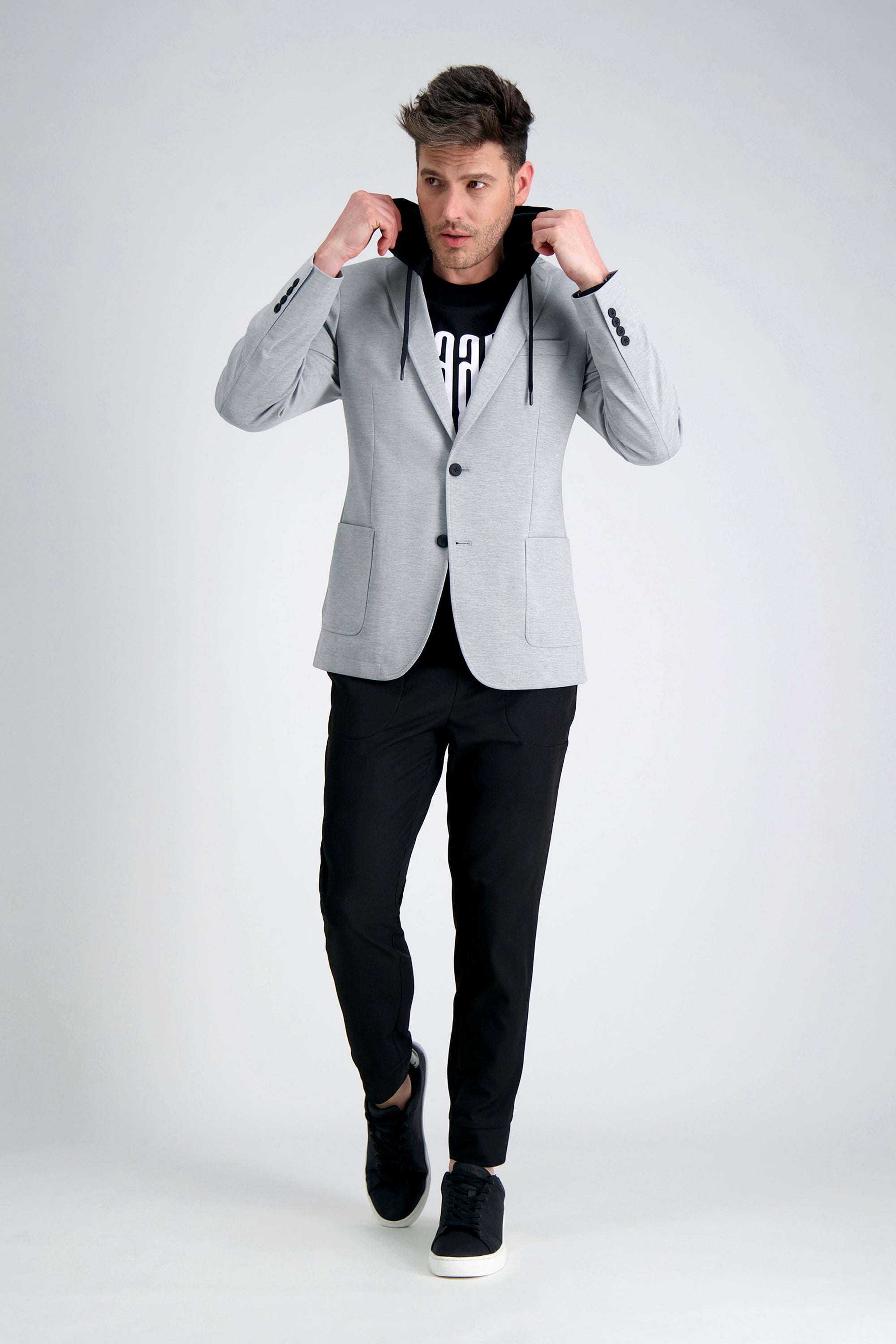 Haggar® Smart Wash® Hoodie Sport Coat - Haggar.com#color_light grey