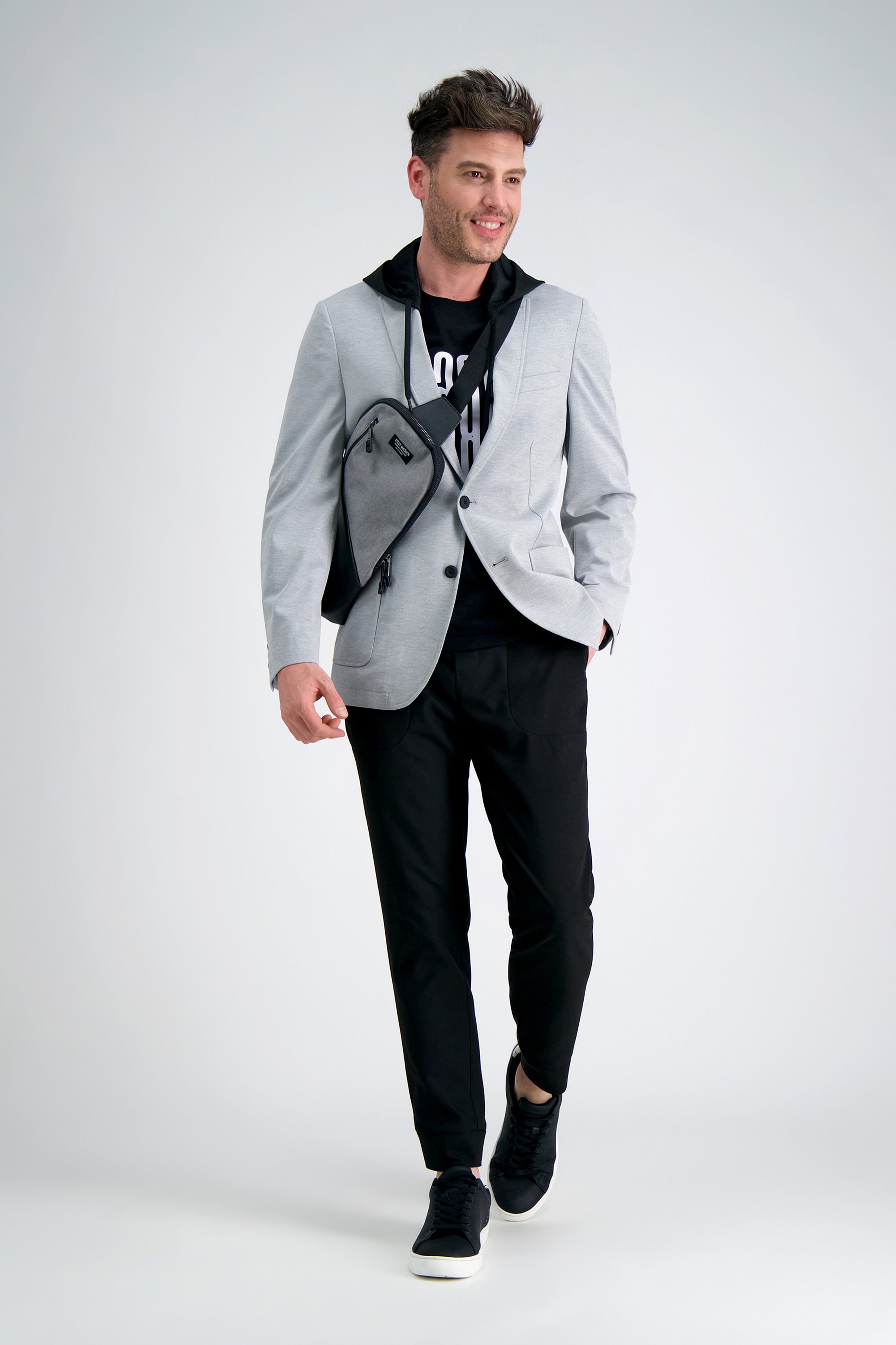 Haggar® Smart Wash® Hoodie Sport Coat - Haggar.com#color_light grey