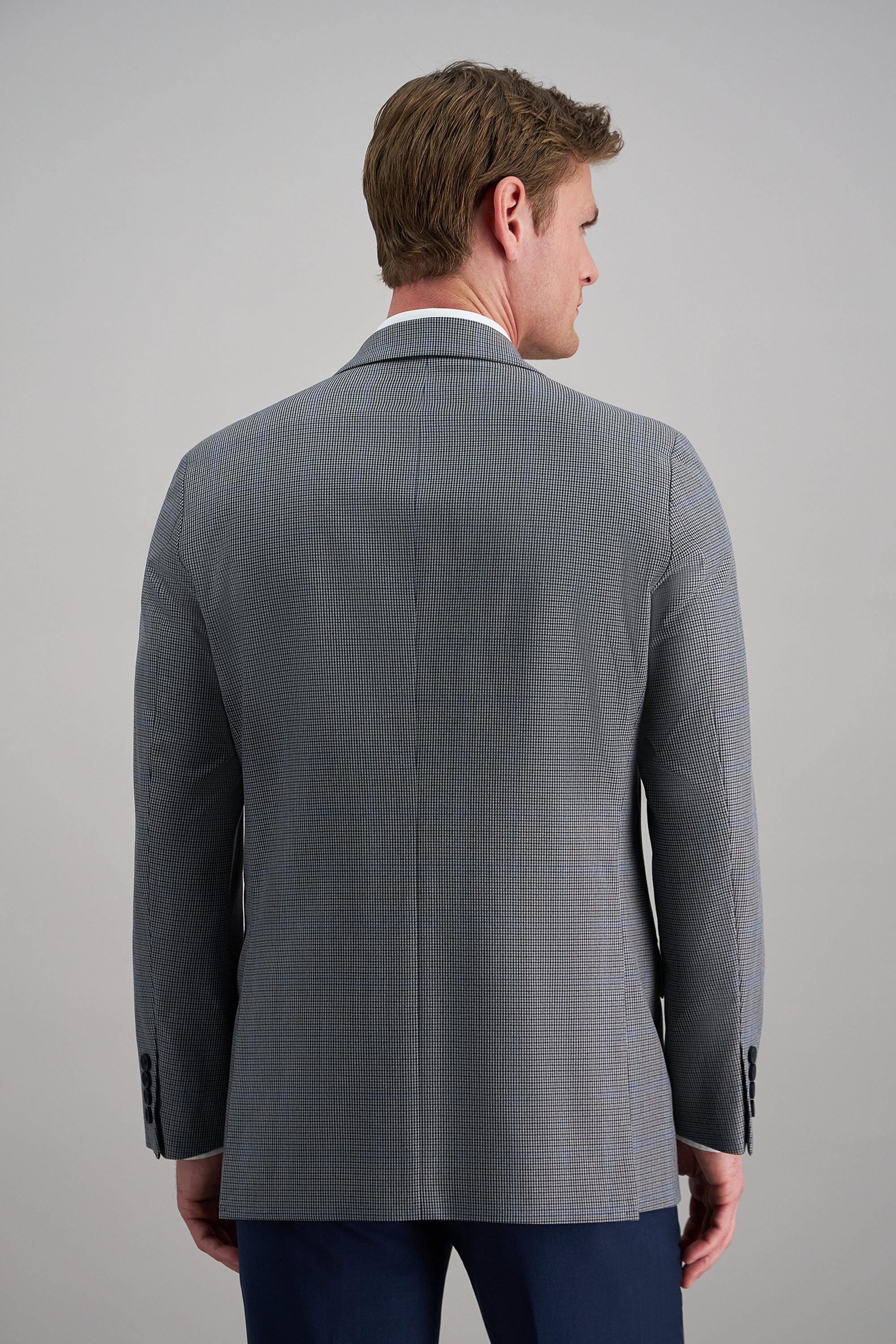J.M. Haggar Houndstooth Windowpane Sport Coat