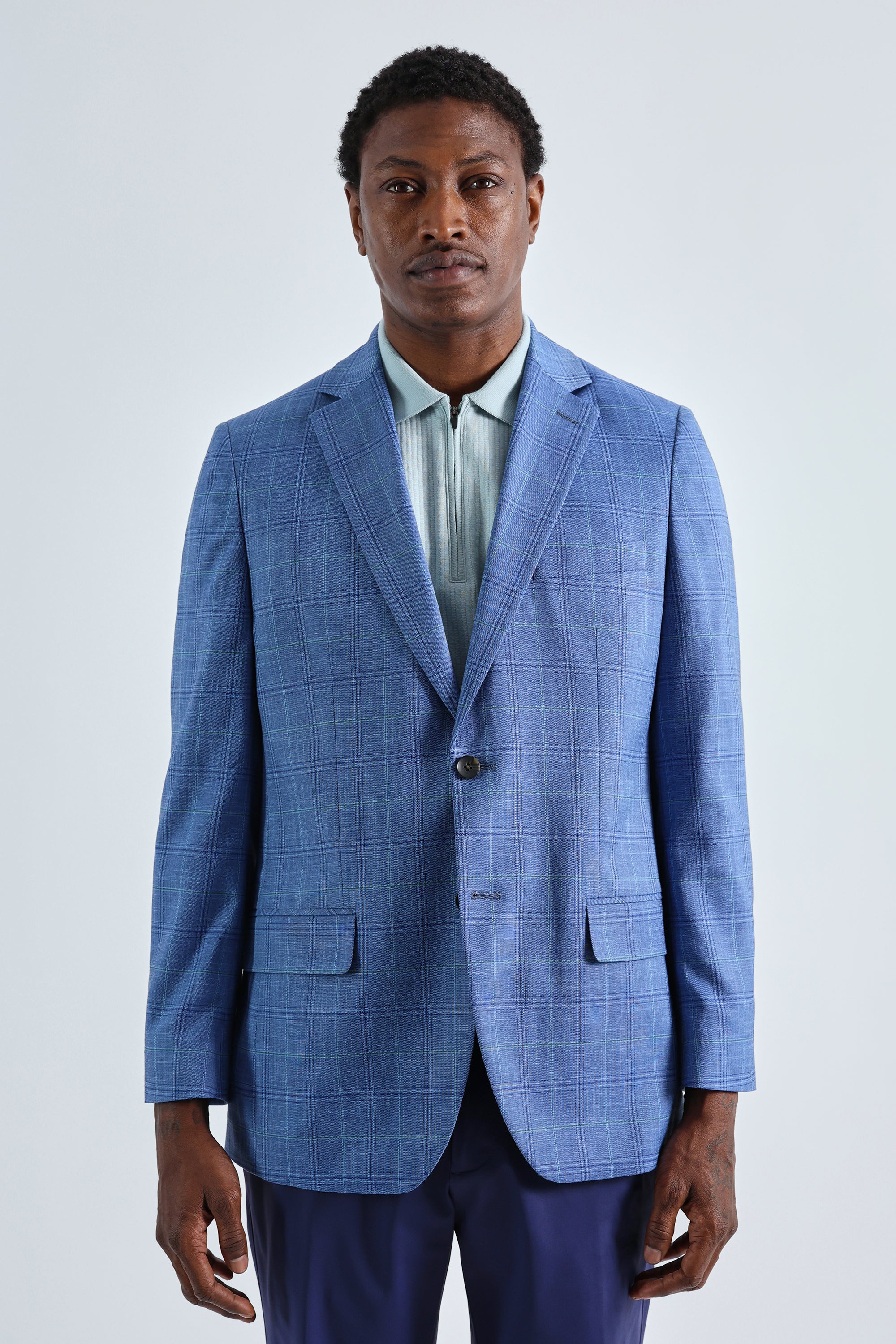 J.M. Haggar™ Plaid Windowpane Sport Coat, , hi-res