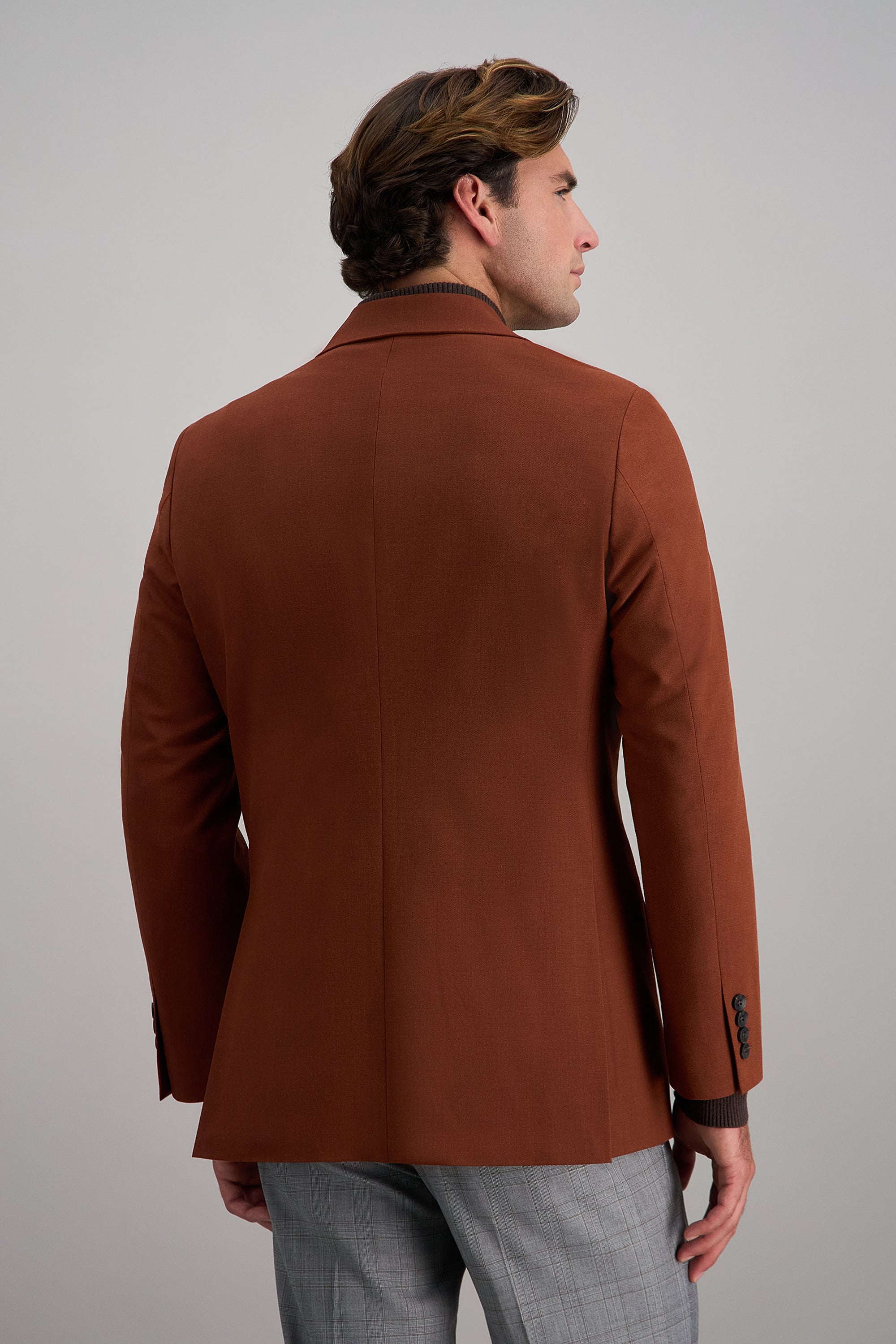 J.M. Haggar Heather Fine Twill Sport Coat, , hi-res#color_merlot heather