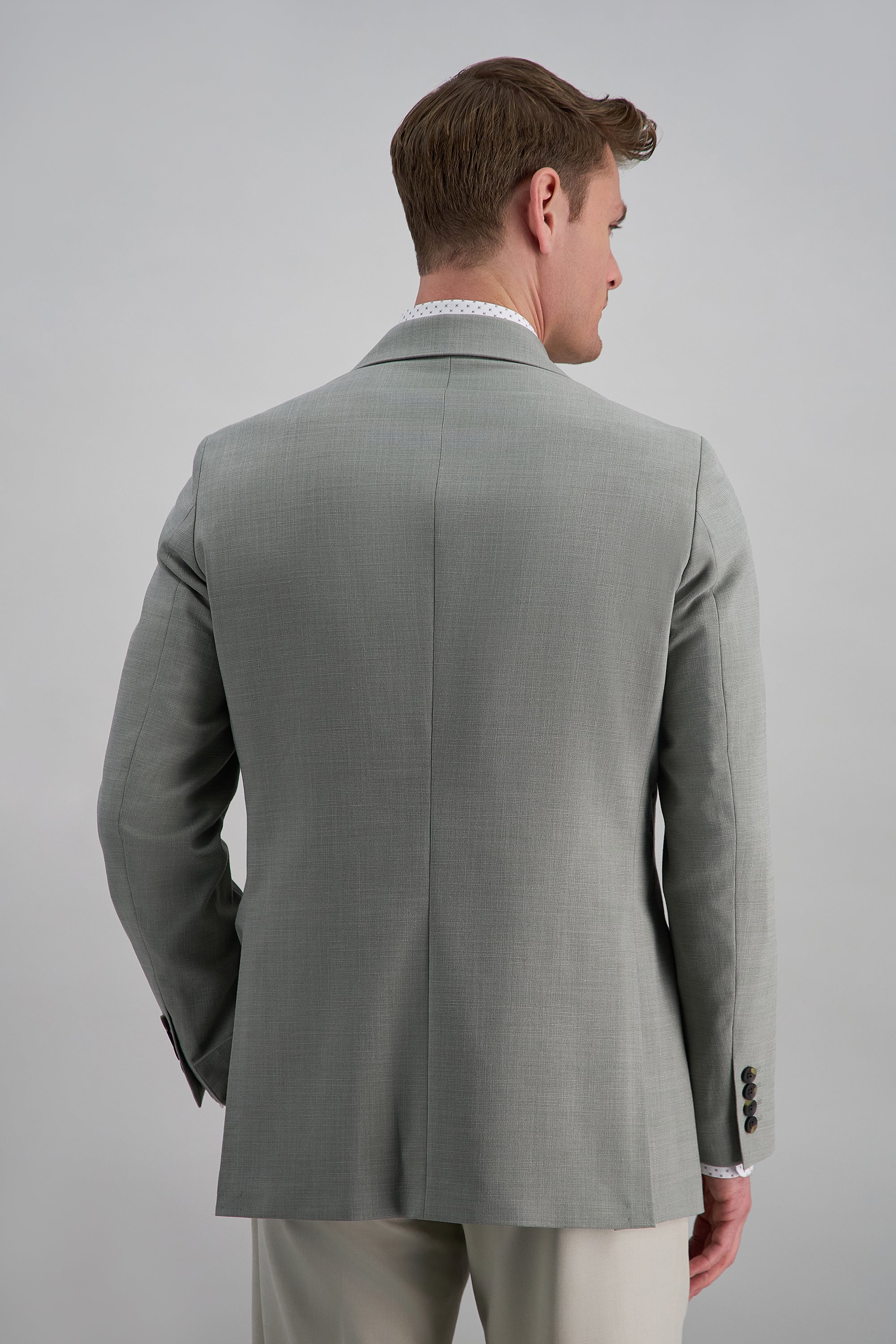 J.M. Haggar™ Premium Stretch Glen Plaid Sport Coat -  color_sage#color_sage