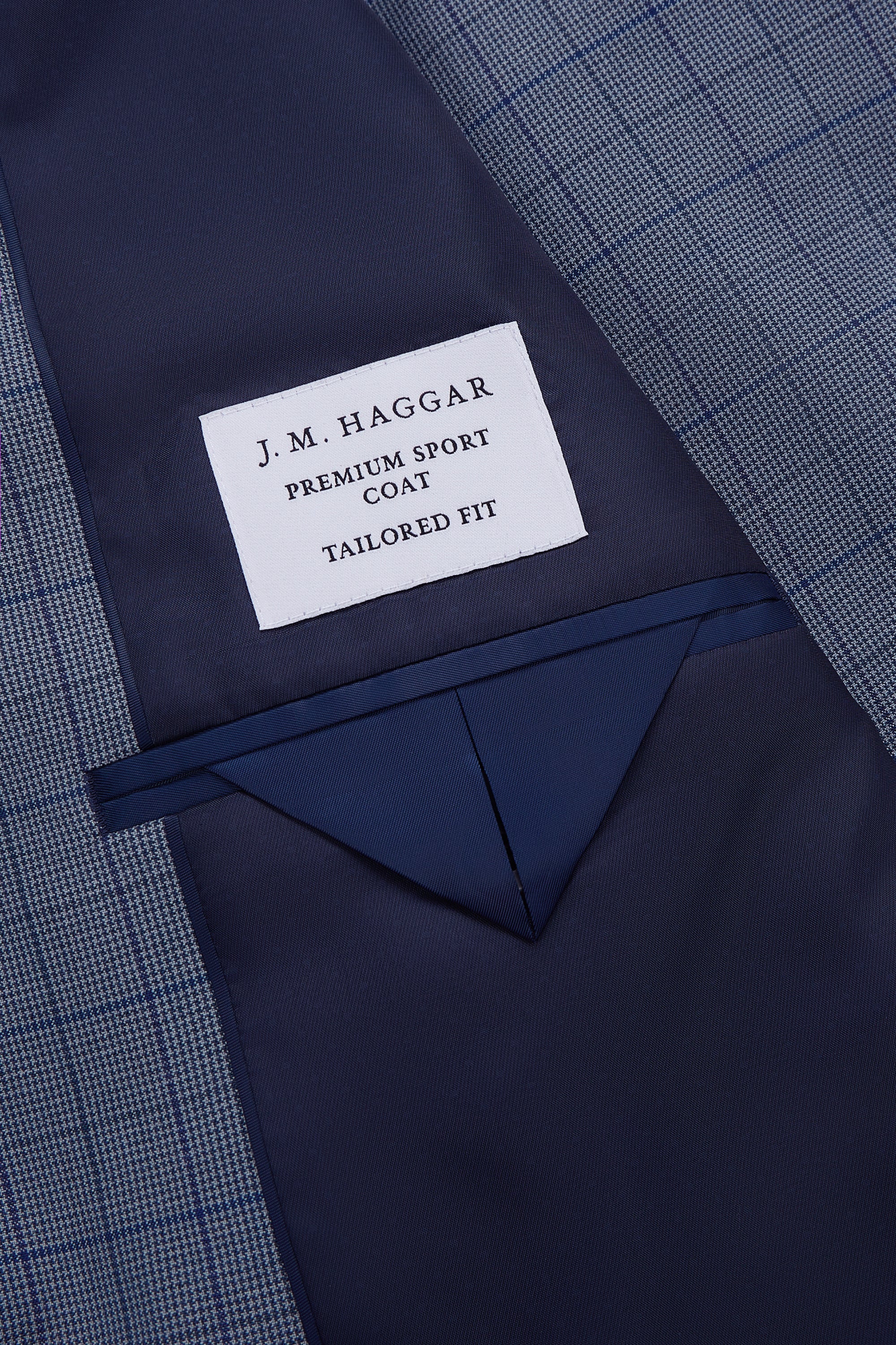 J.M. Haggar™ Premium Stretch Windowpane Sport Coat - Haggar.com#color_med grey