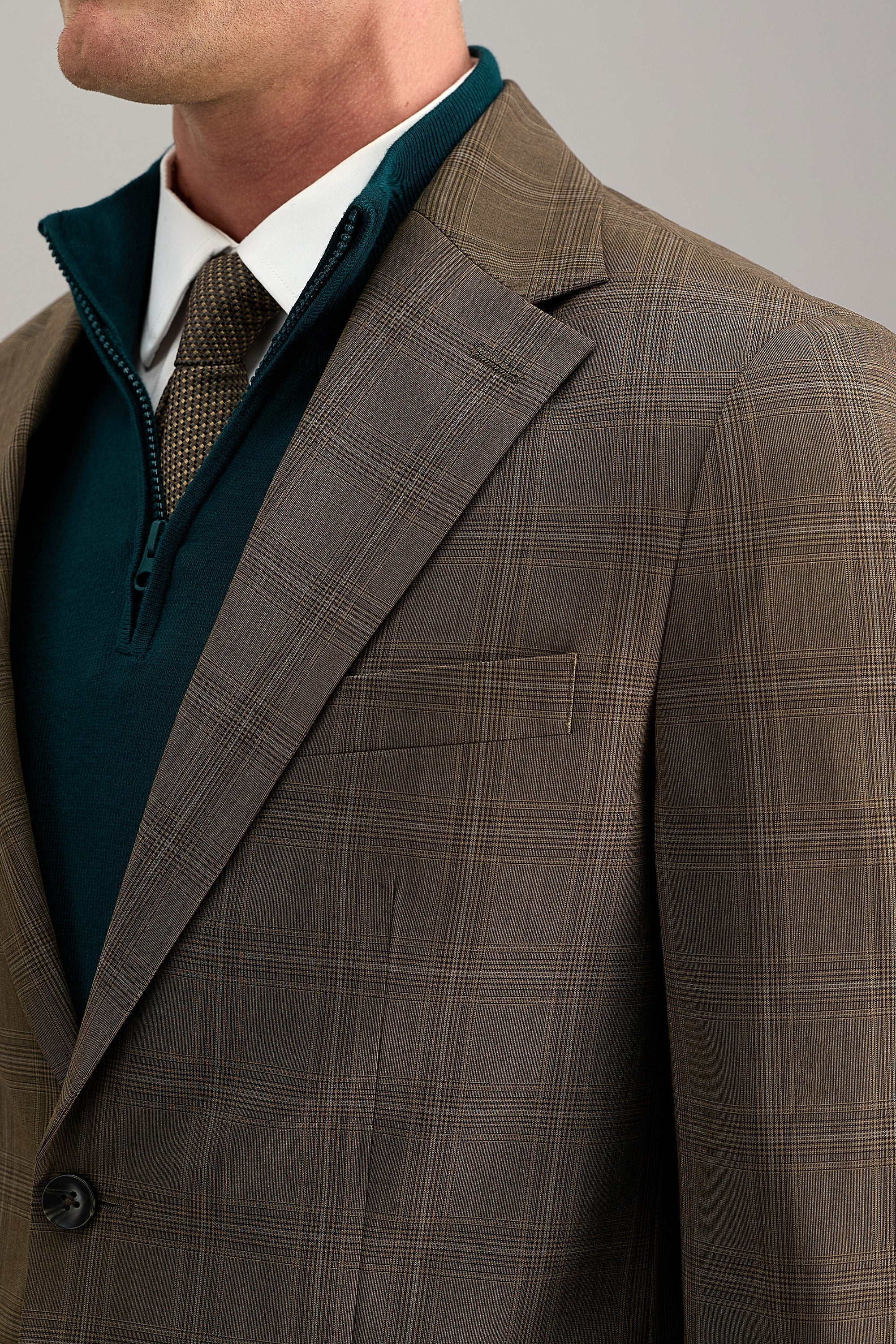 J.M Haggar Plaid Windowpane Sport Coat, , hi-res