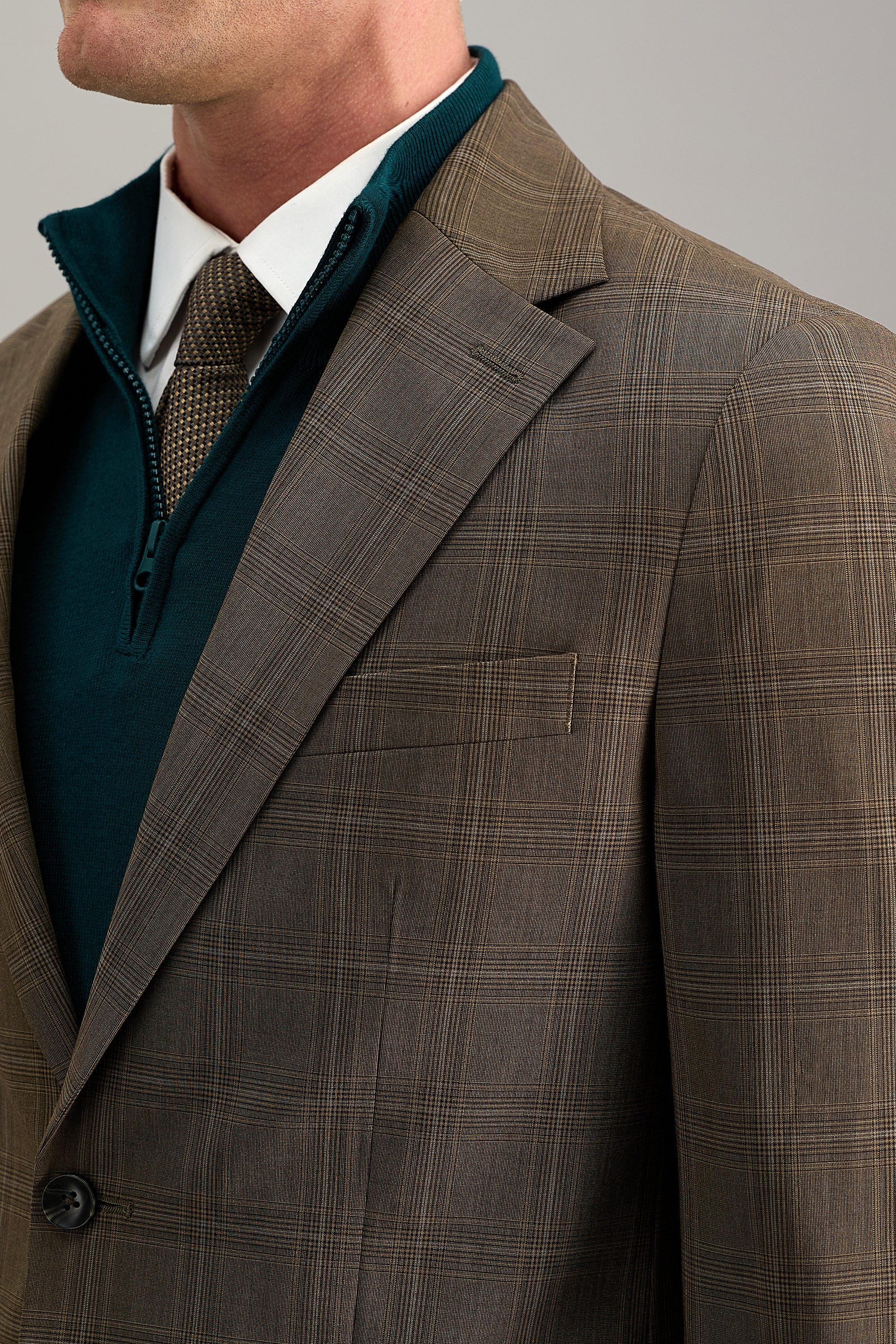 J.M Haggar Plaid Windowpane Sport Coat, , hi-res