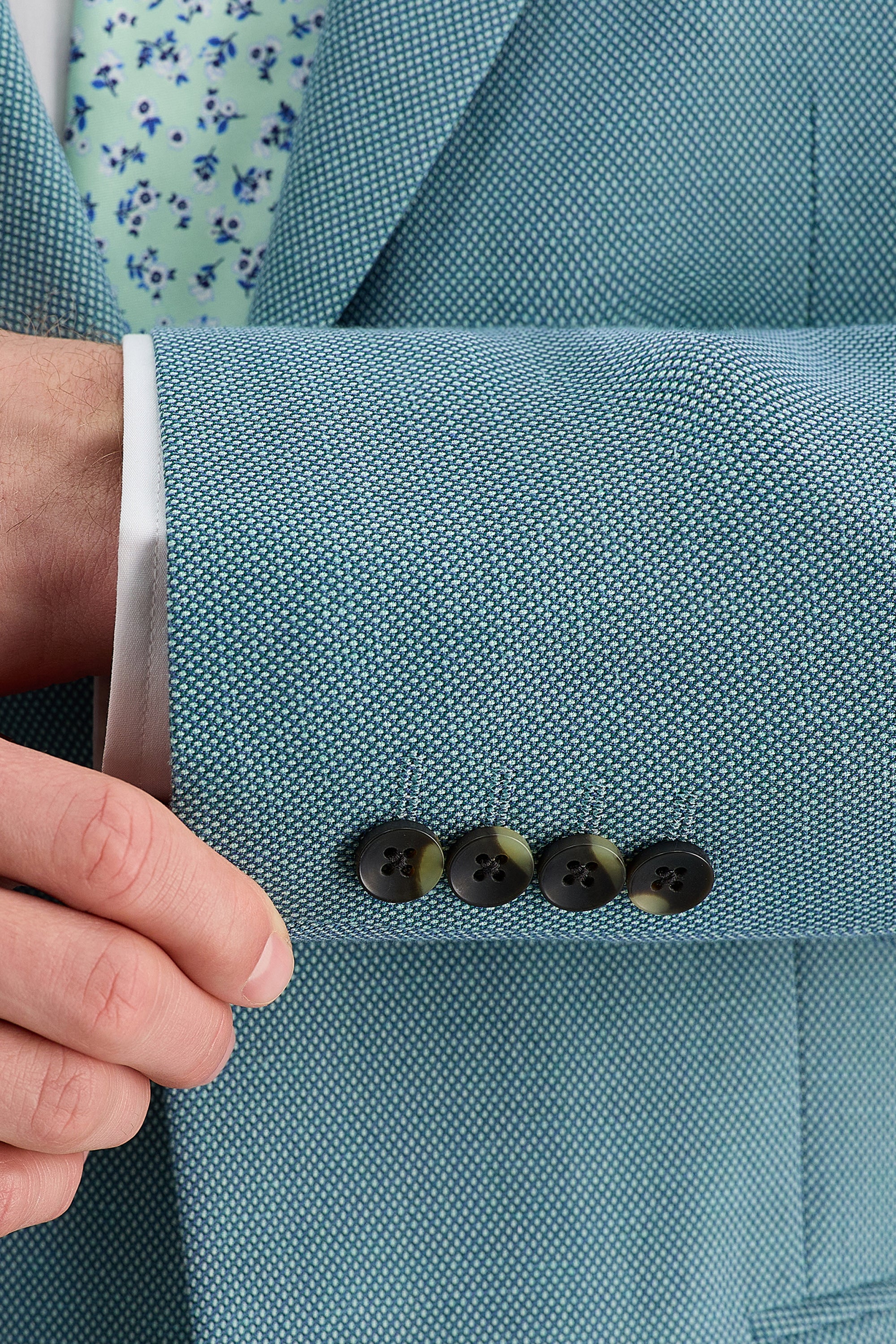 J.M. Haggar™ Birdseye Sport Coat - Haggar.com#color_teal