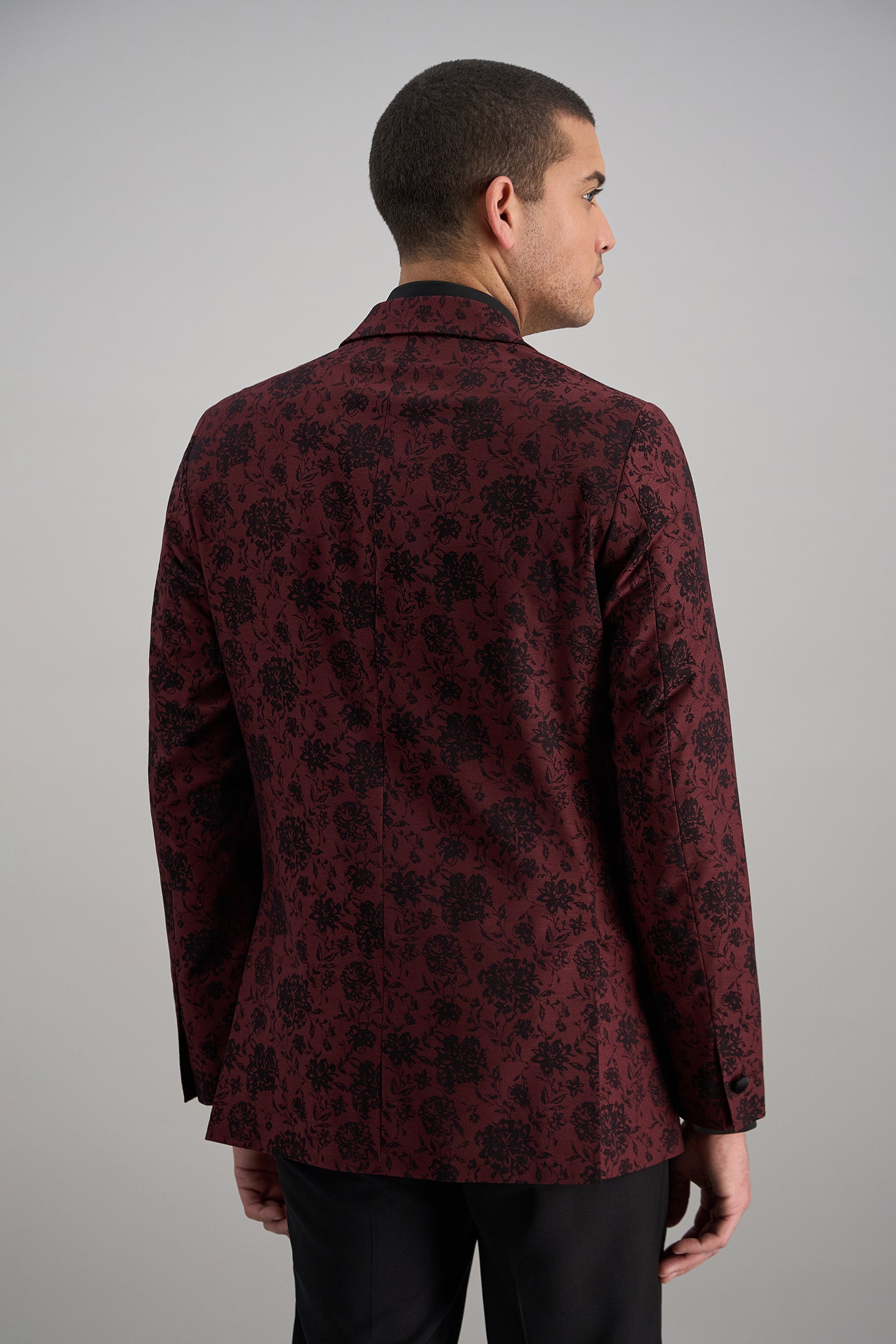 J.M. Haggar Floral Jacquard Sport Coat