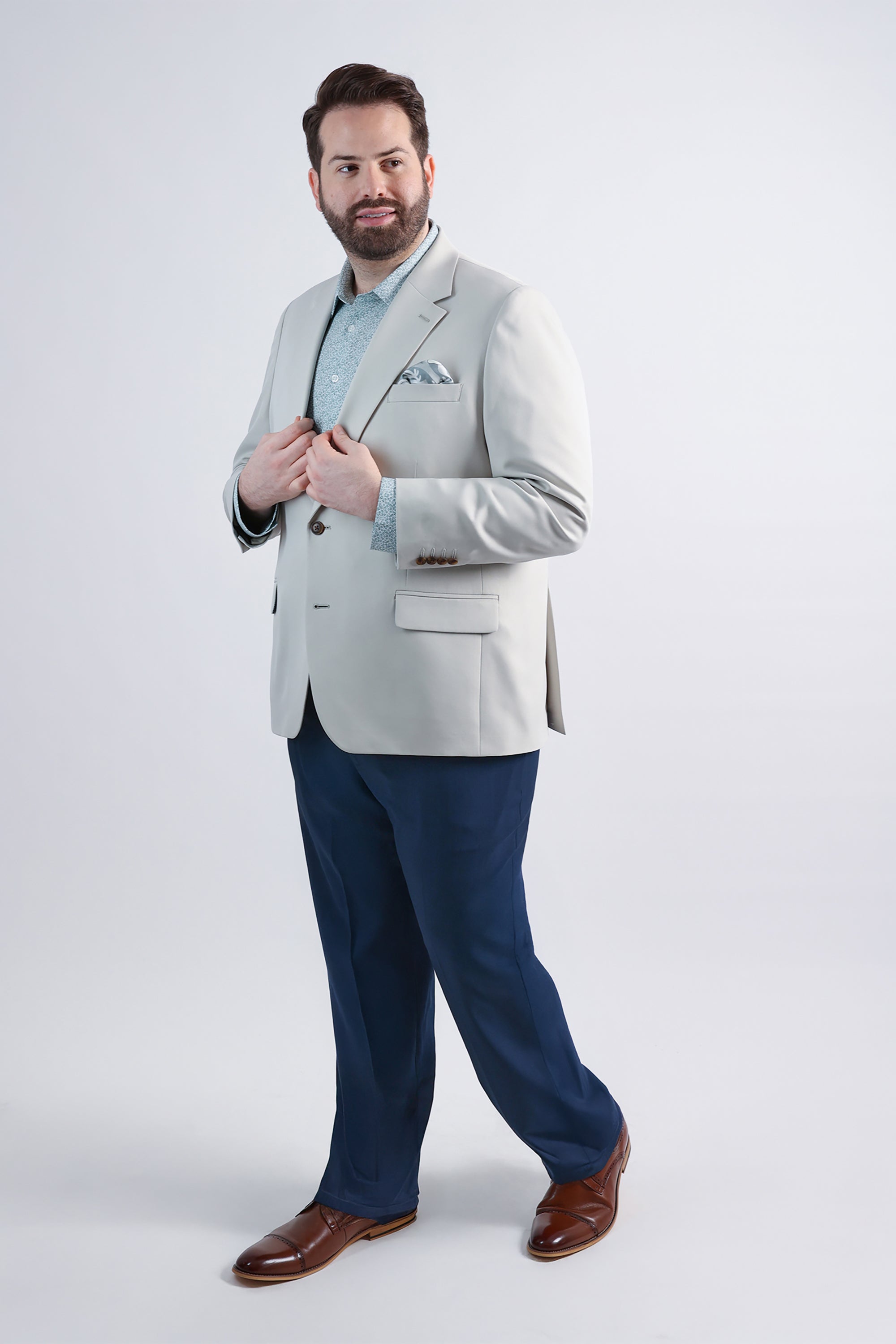 The Active Series™ Big & Tall Stretch Gabardine Sport Coat, , hi-res
