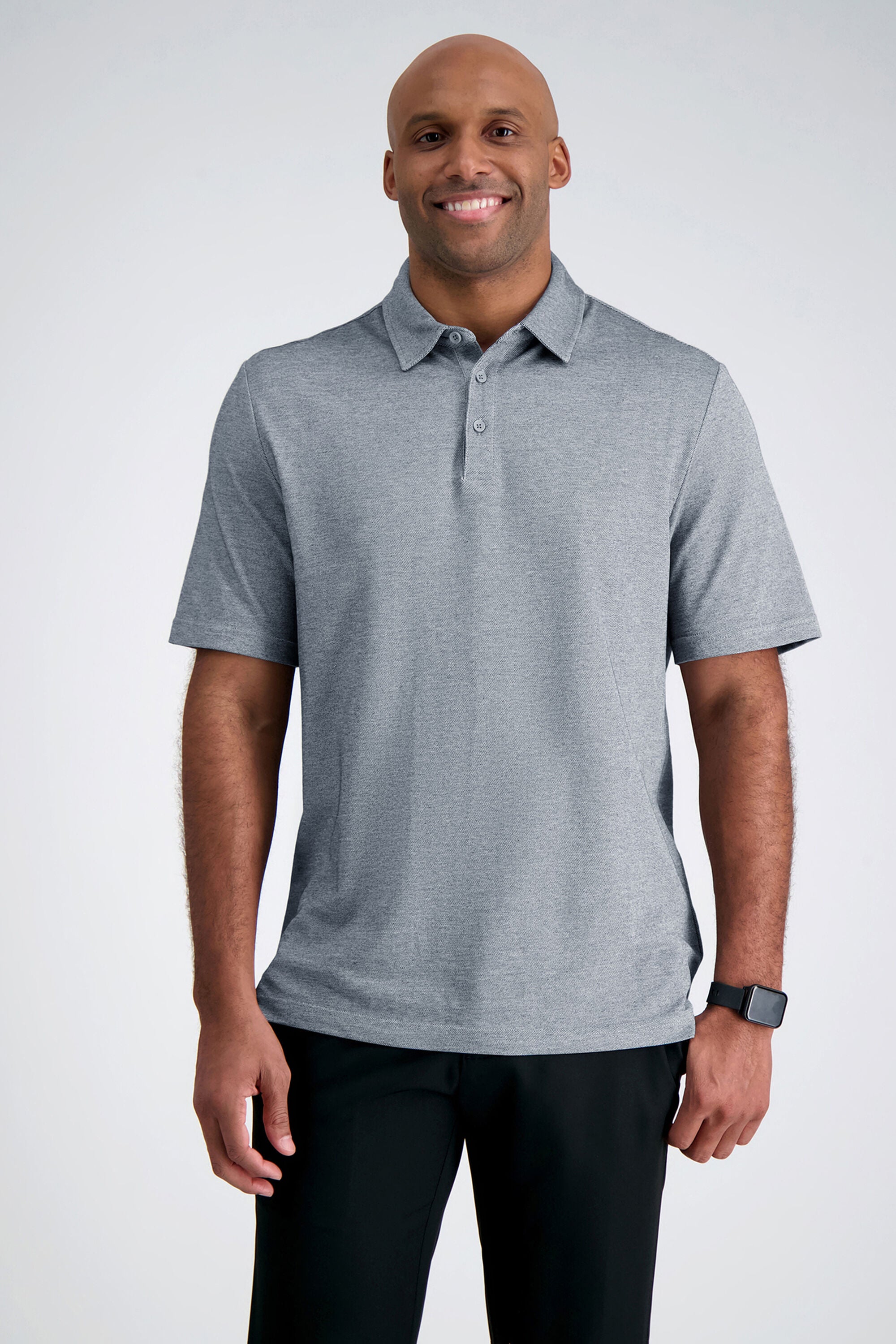 2-Color Pique Polo - Haggar.com