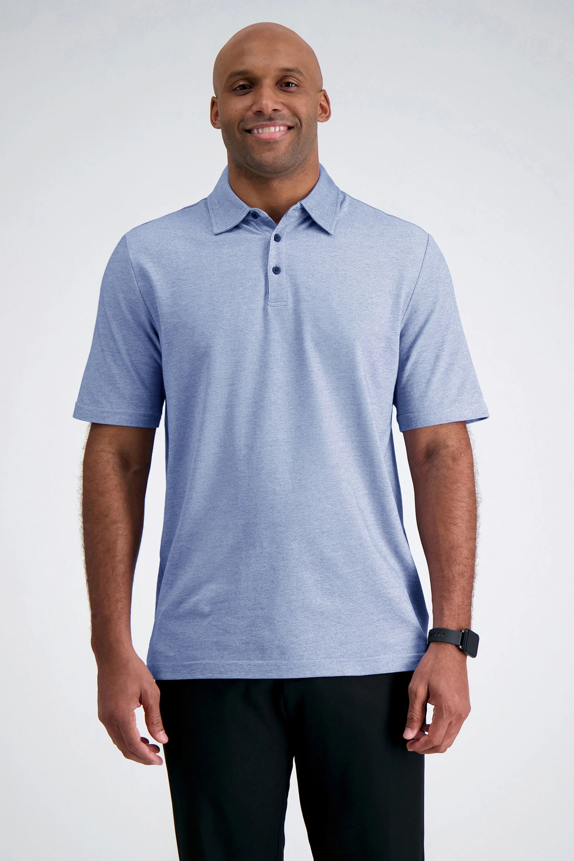 2-Color Pique Polo - Haggar.com
