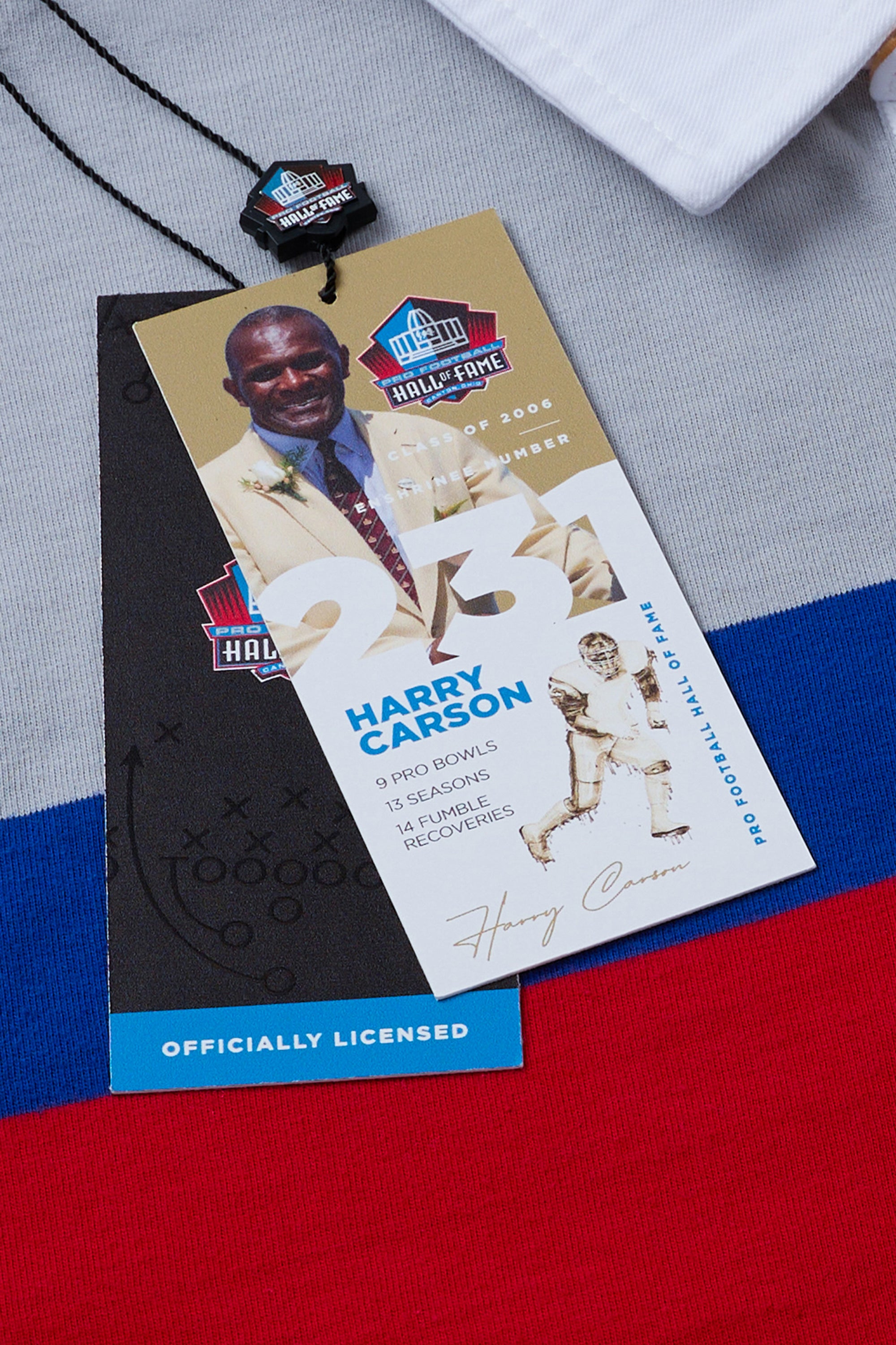 Pro Football Hall of Fame X Haggar - Vintage Wash Rugby Polo