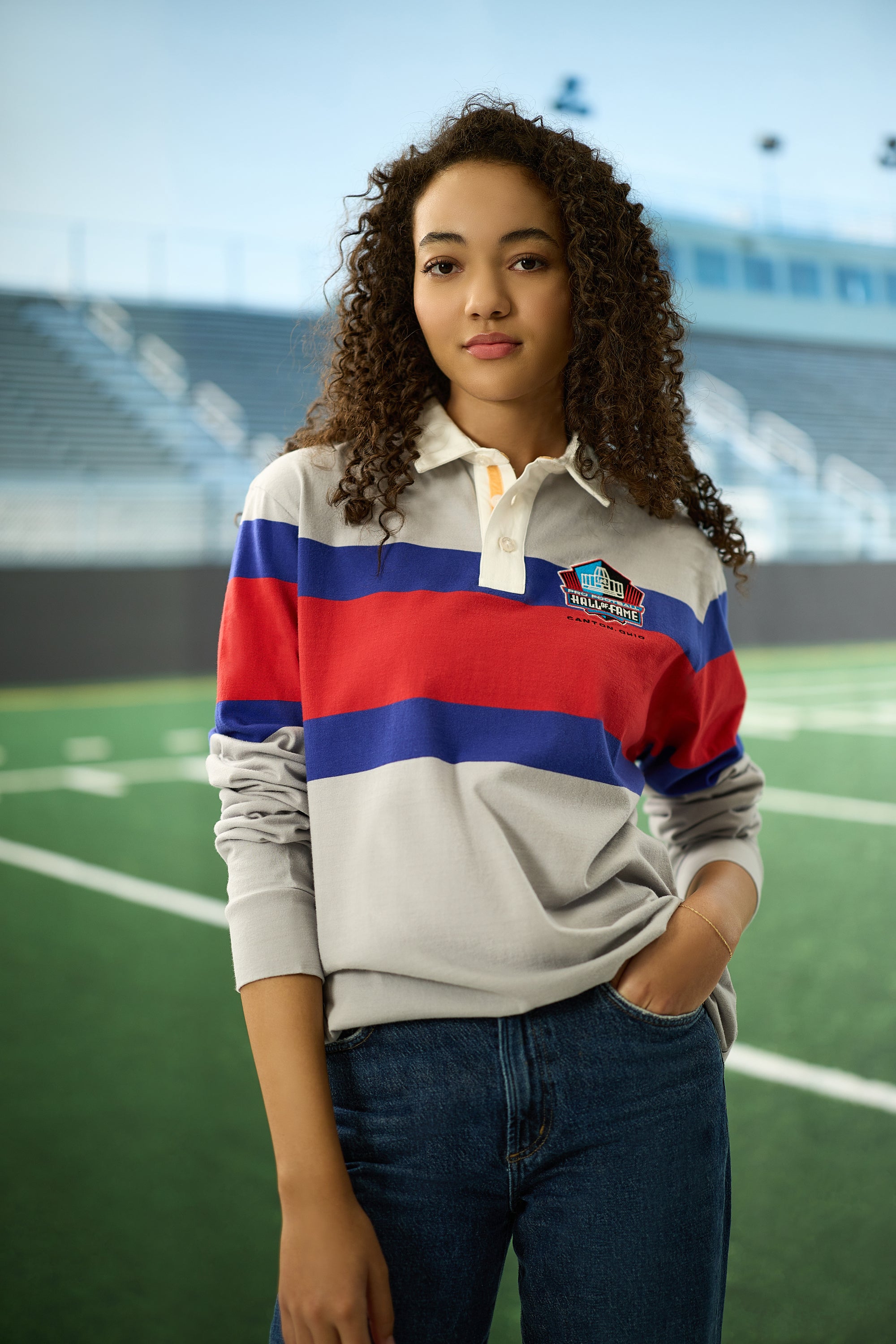 Pro Football Hall of Fame X Haggar - Vintage Wash Rugby Polo