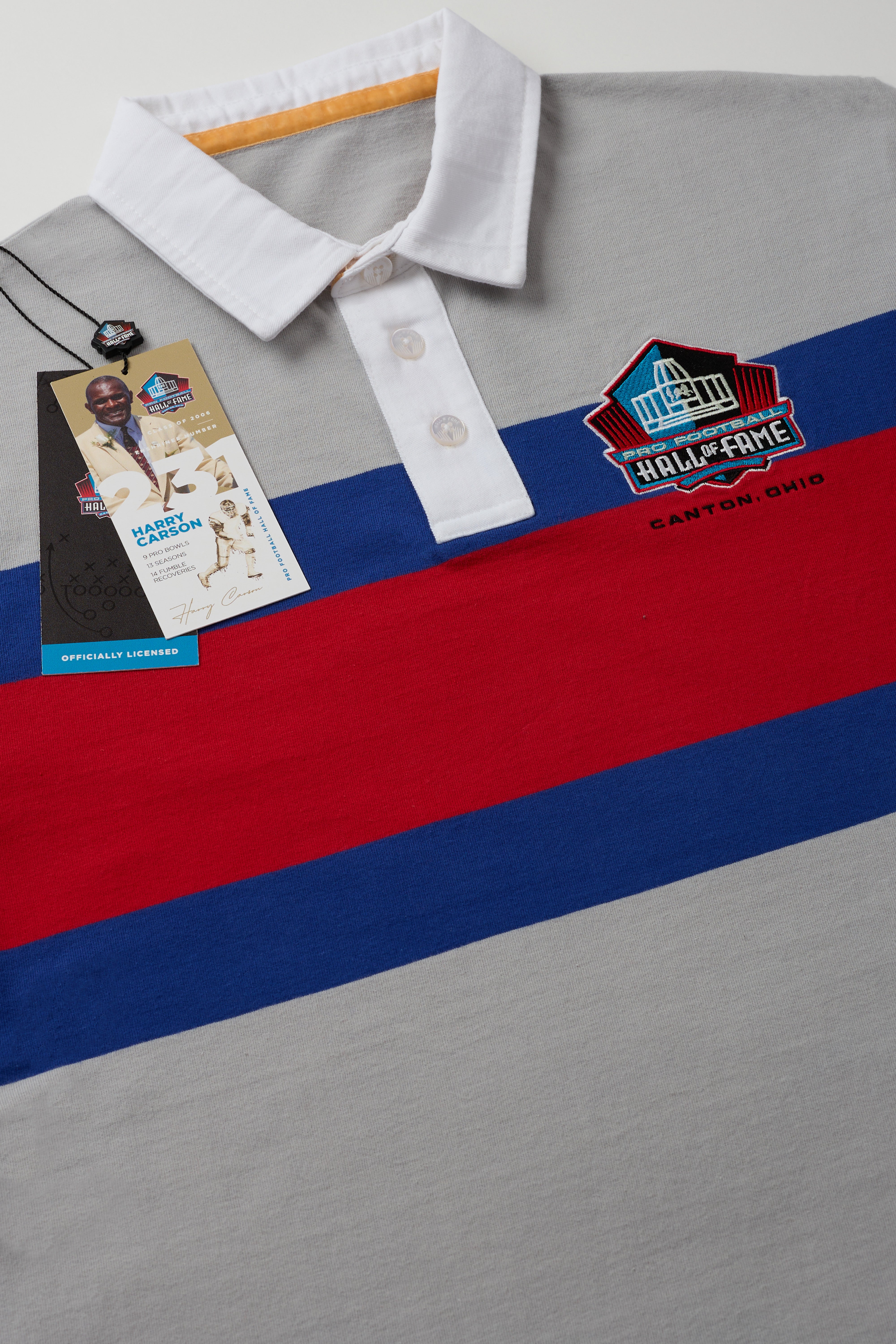 Pro Football Hall of Fame X Haggar - Vintage Wash Rugby Polo