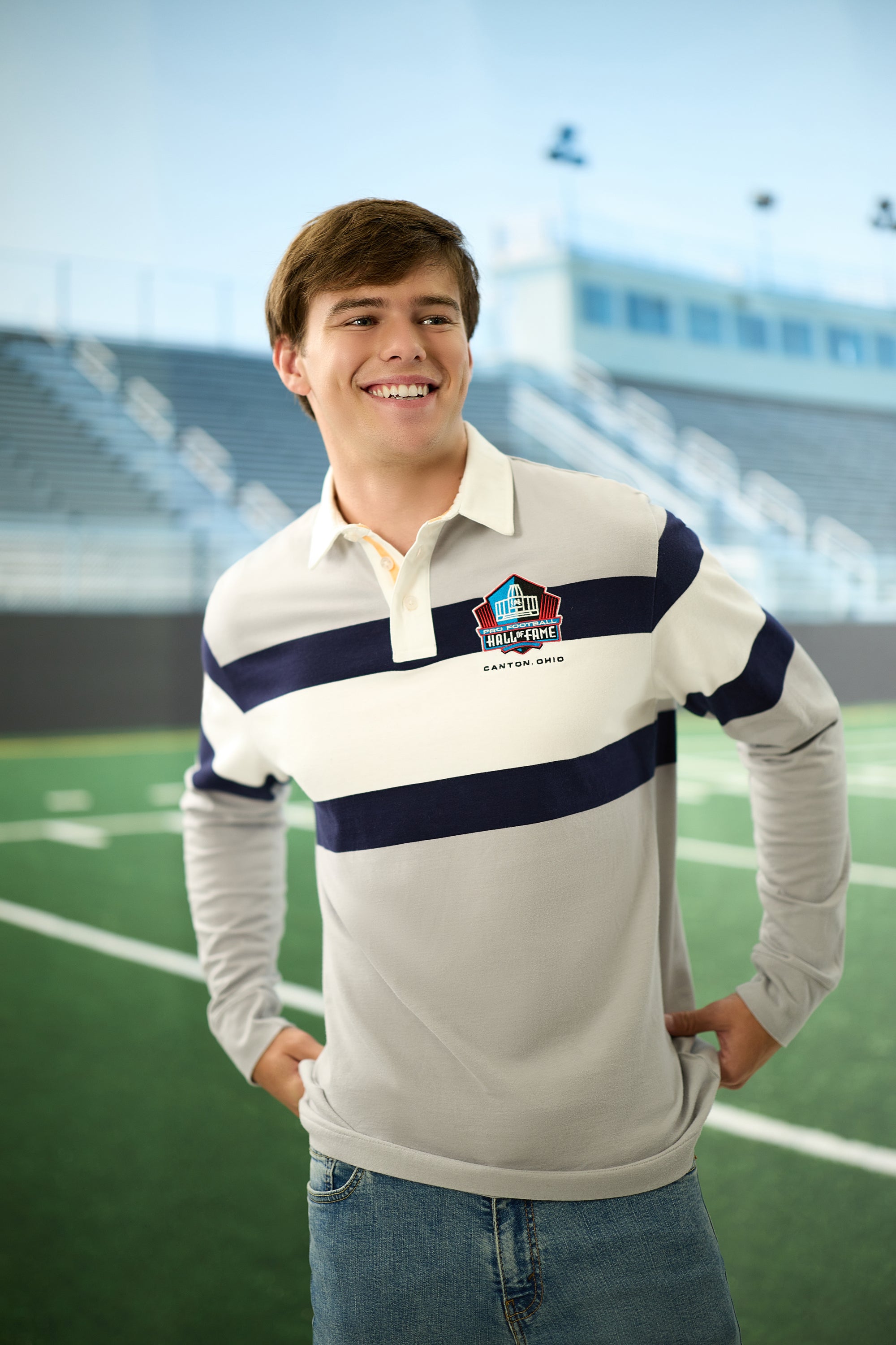 Pro Football Hall of Fame X Haggar - Vintage Wash Rugby Polo