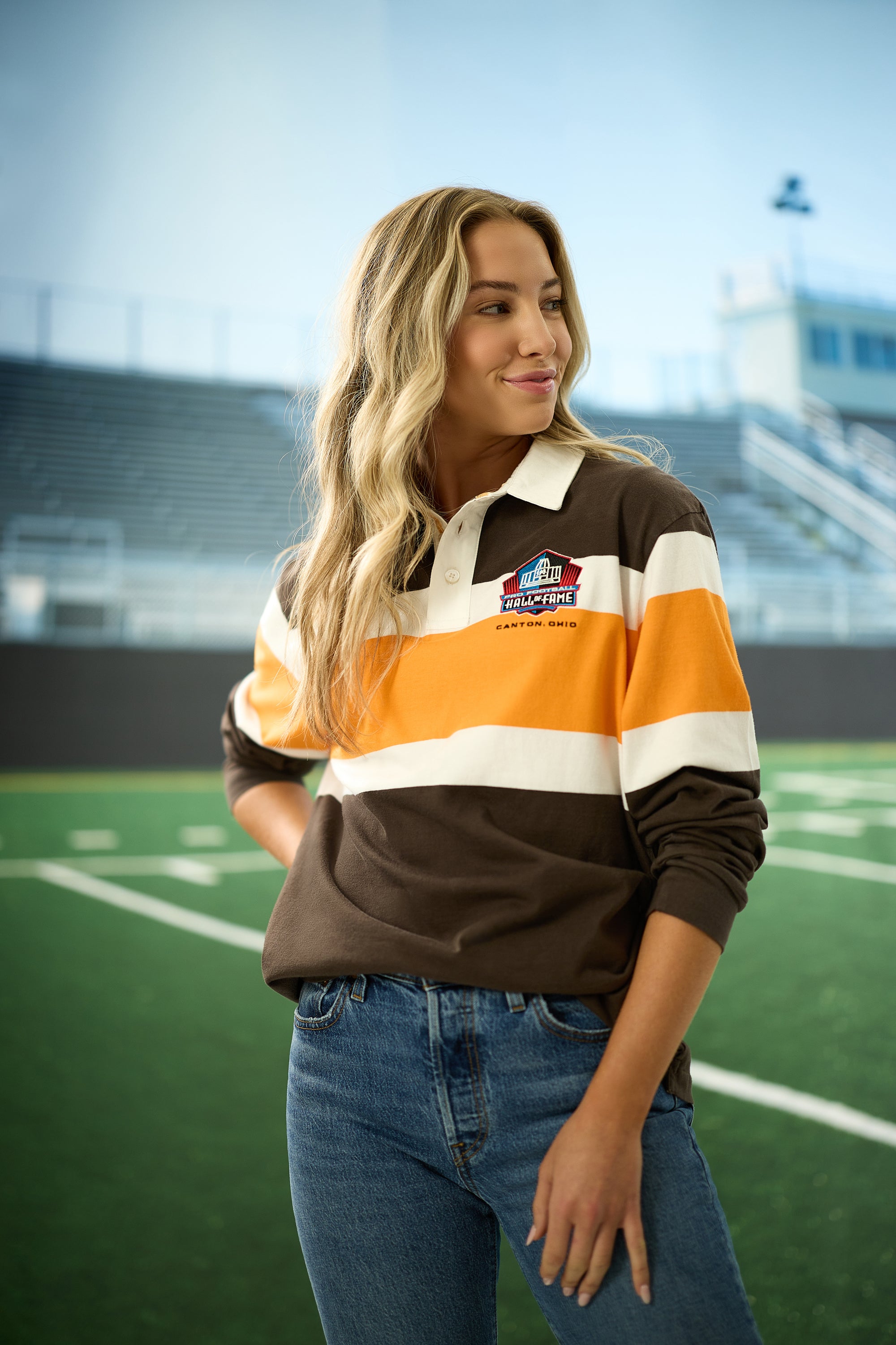 Pro Football Hall of Fame X Haggar - Vintage Wash Rugby Polo