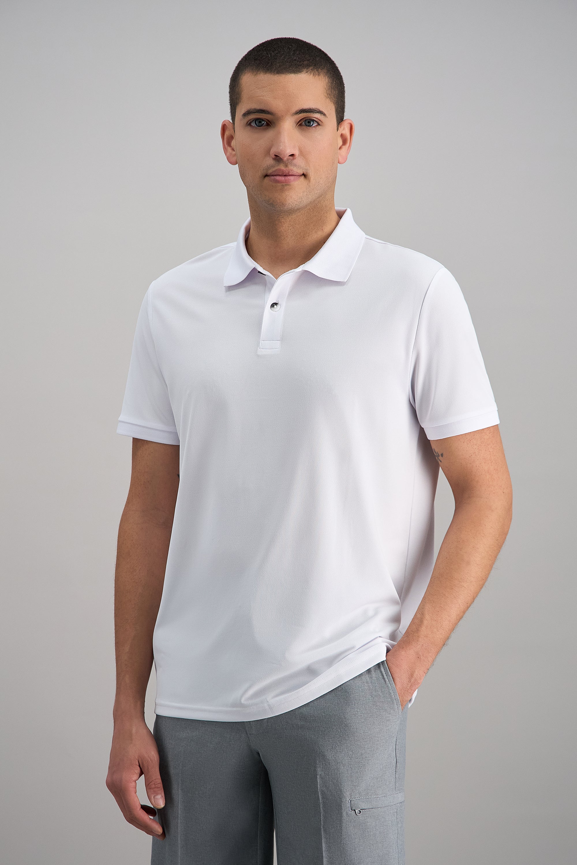 Short Sleeve Pique Polo