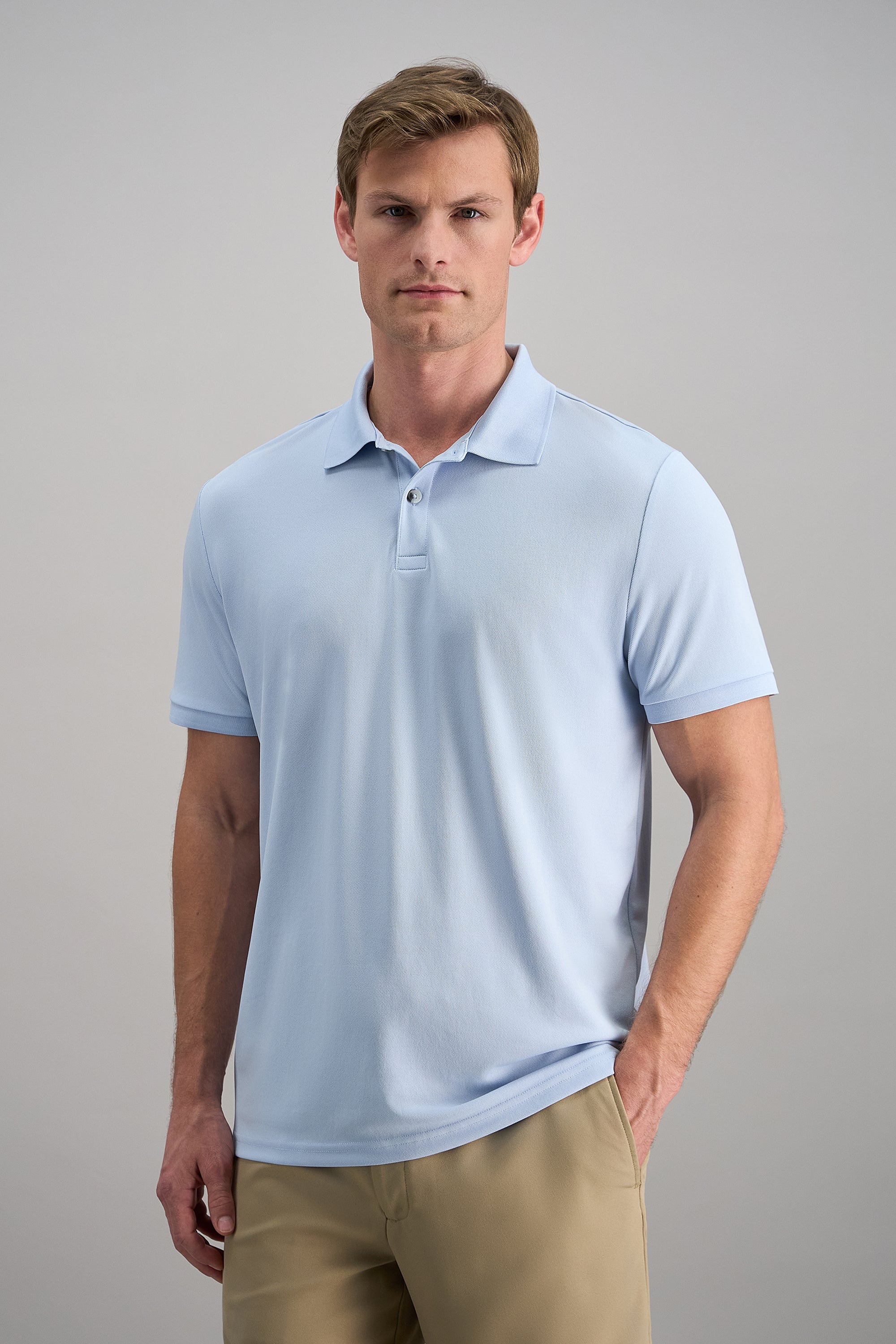Short Sleeve Pique Polo - Haggar.com#color_sky