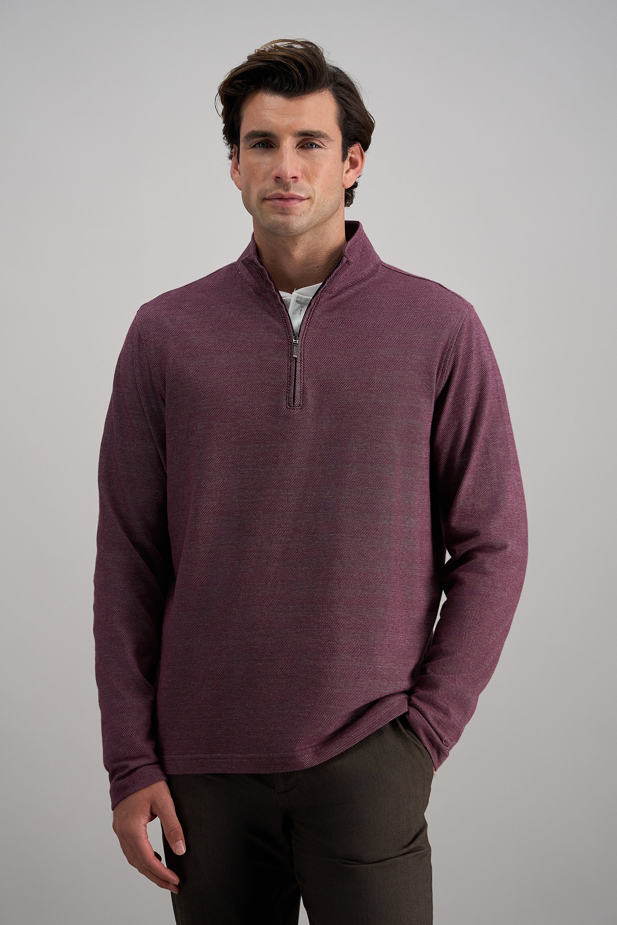 Long Sleeve Quarter Zip, , hi-res#color_red