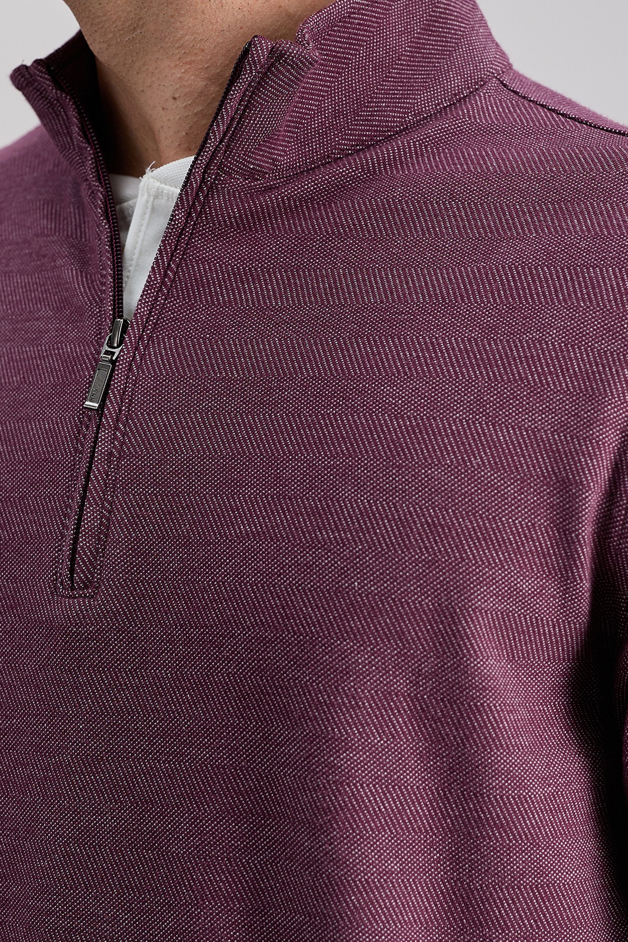 Long Sleeve Quarter Zip, , hi-res#color_red