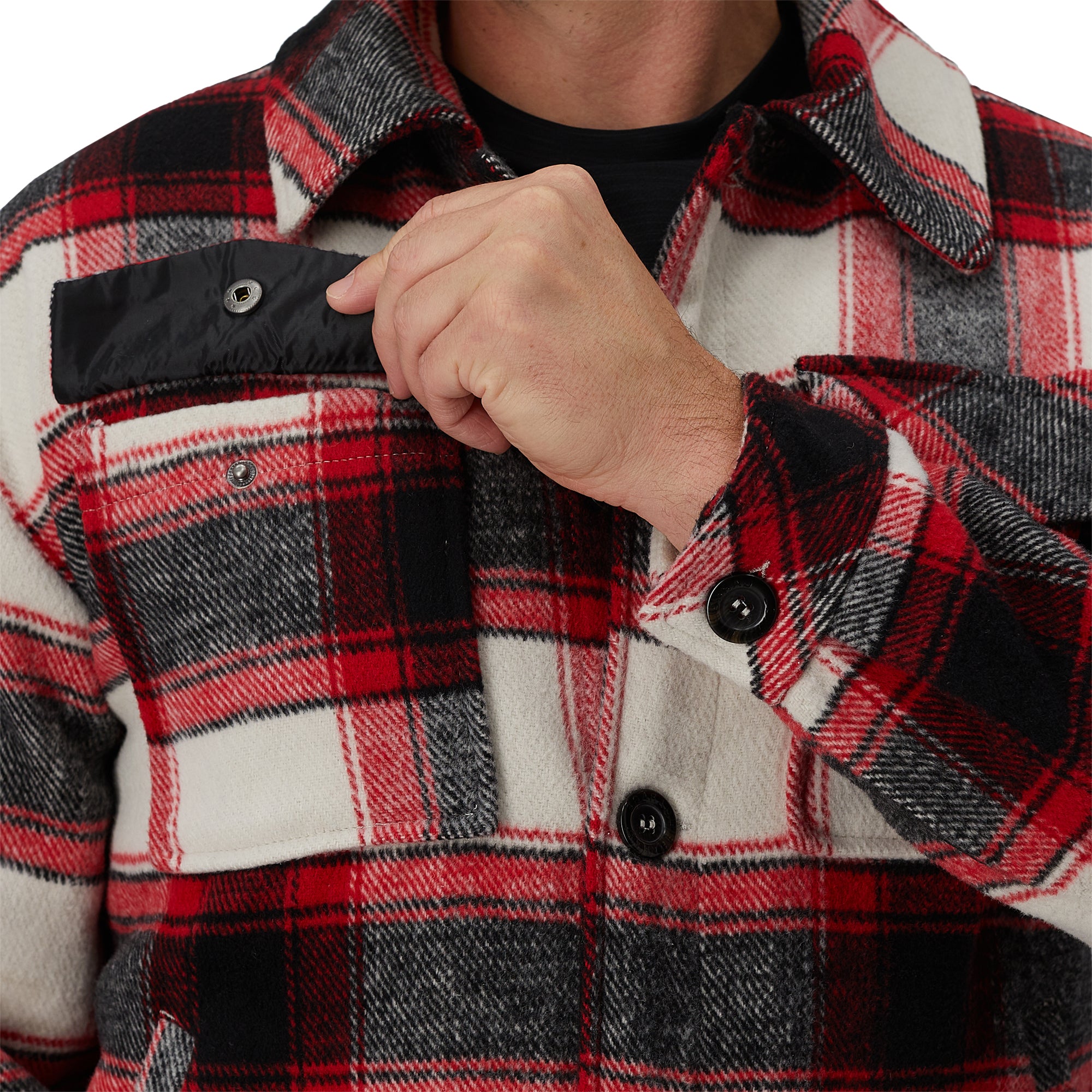 Supersoft Plaid Shacket, , hi-res