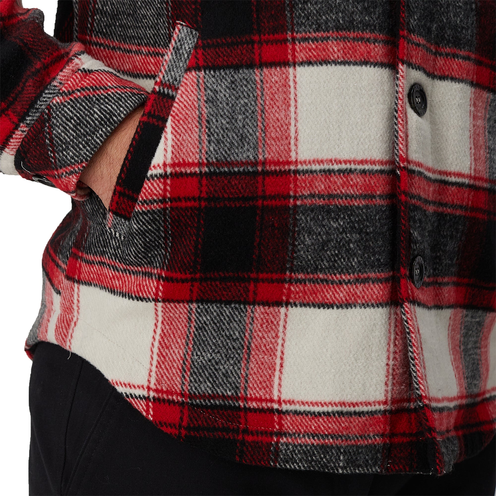 Supersoft Plaid Shacket, , hi-res
