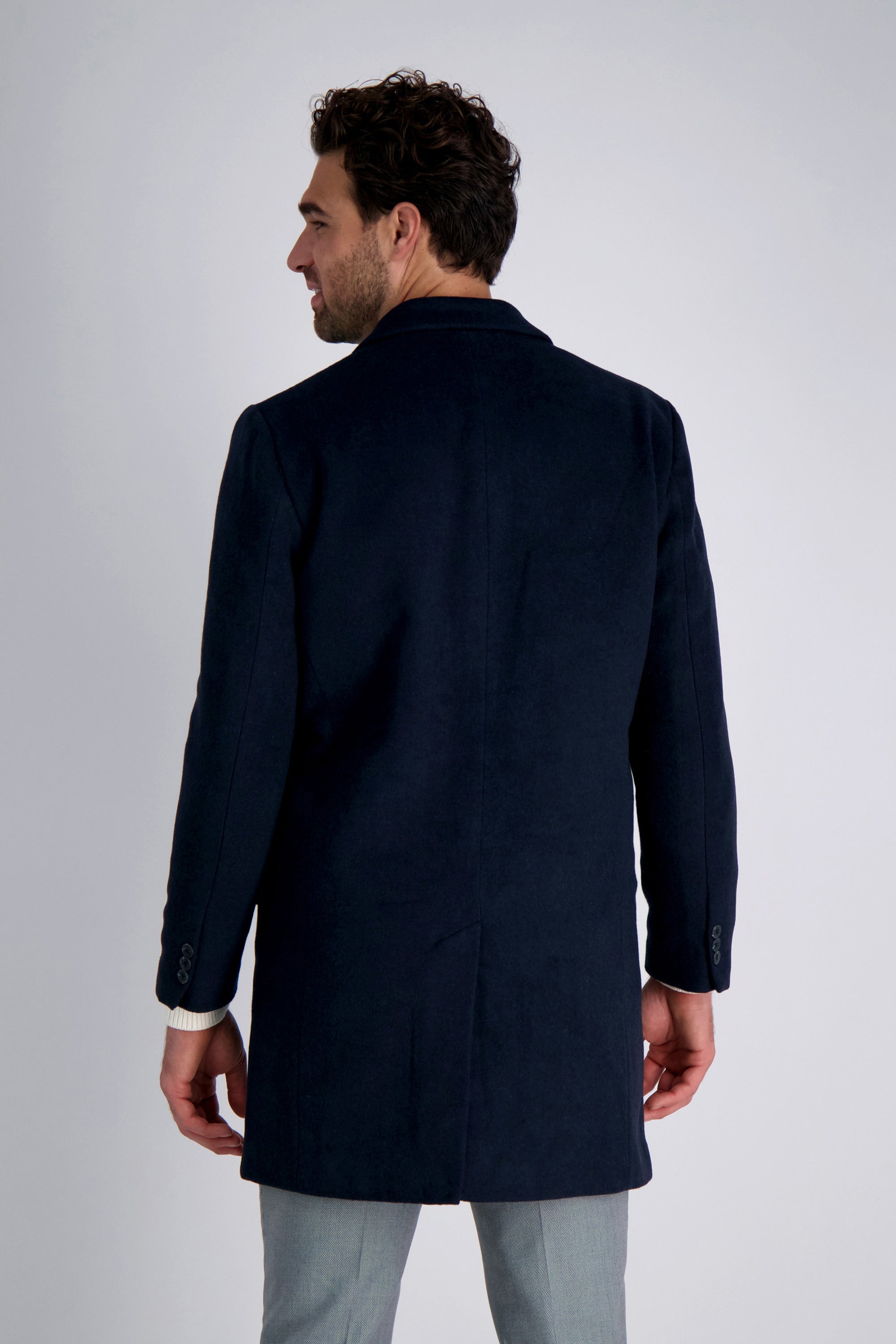 J.M. Haggar Premium Topcoat - Haggar.com#color_navy