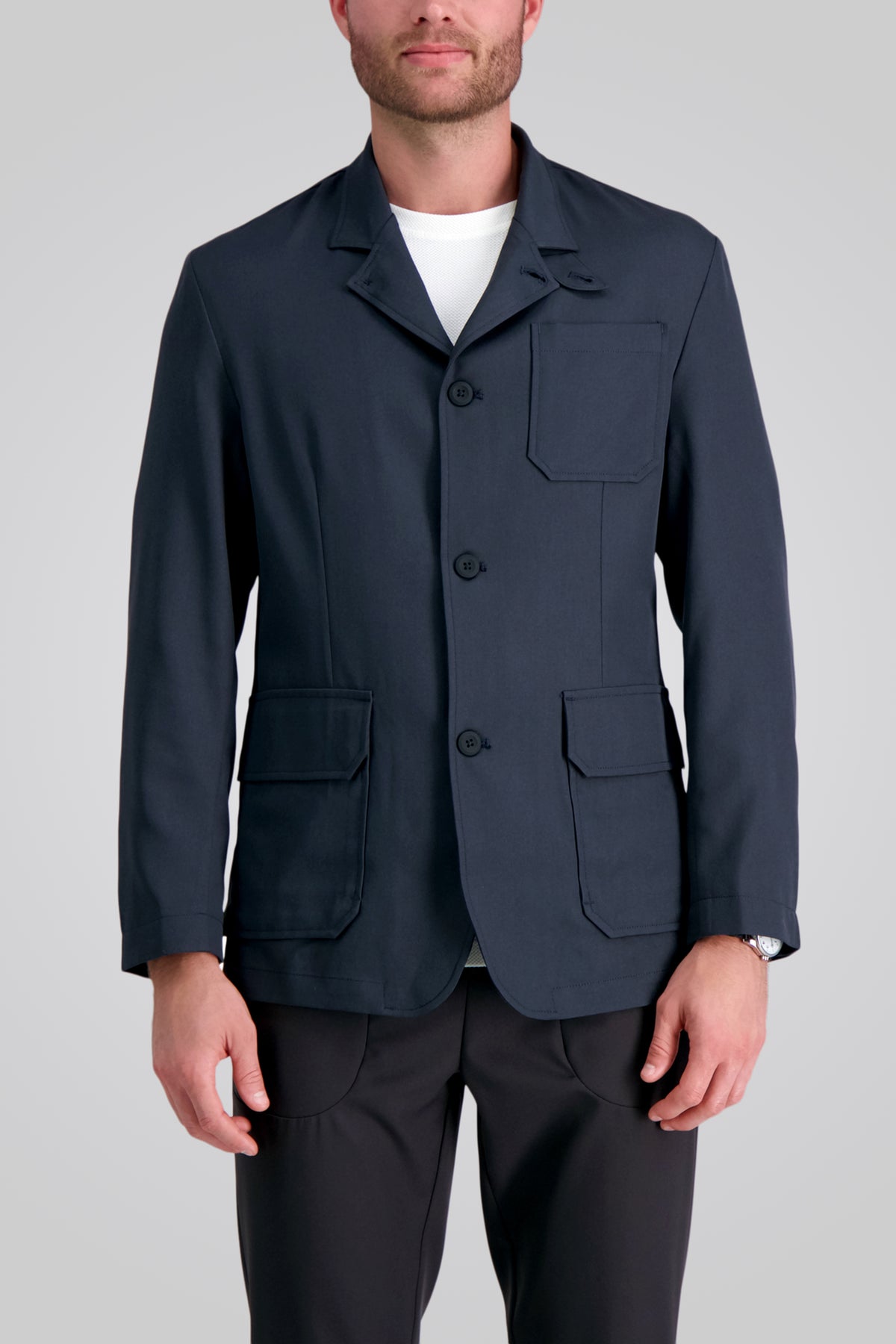 Heather Gabardine Coat | Haggar