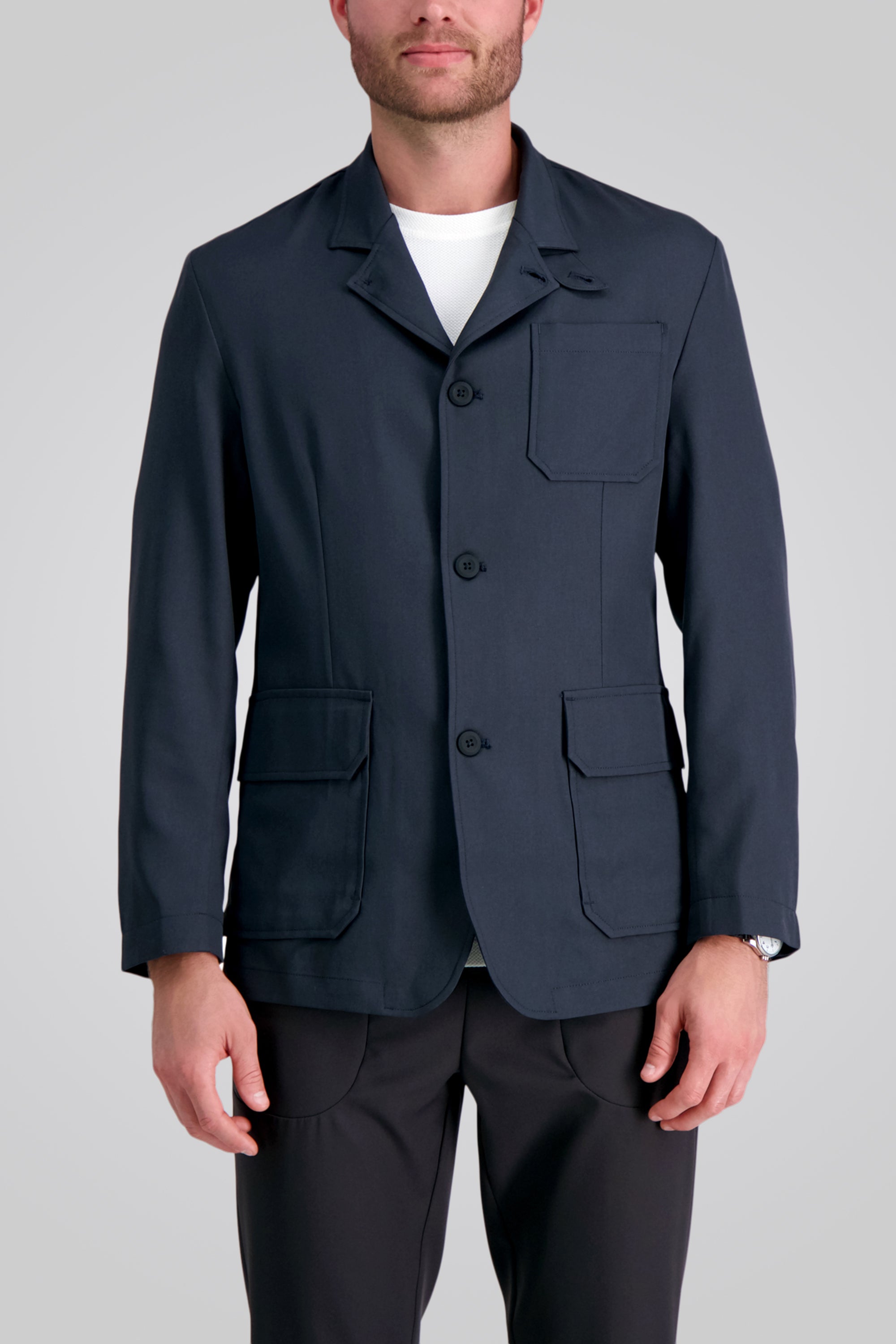 Heather Gabardine Coat | Haggar.com