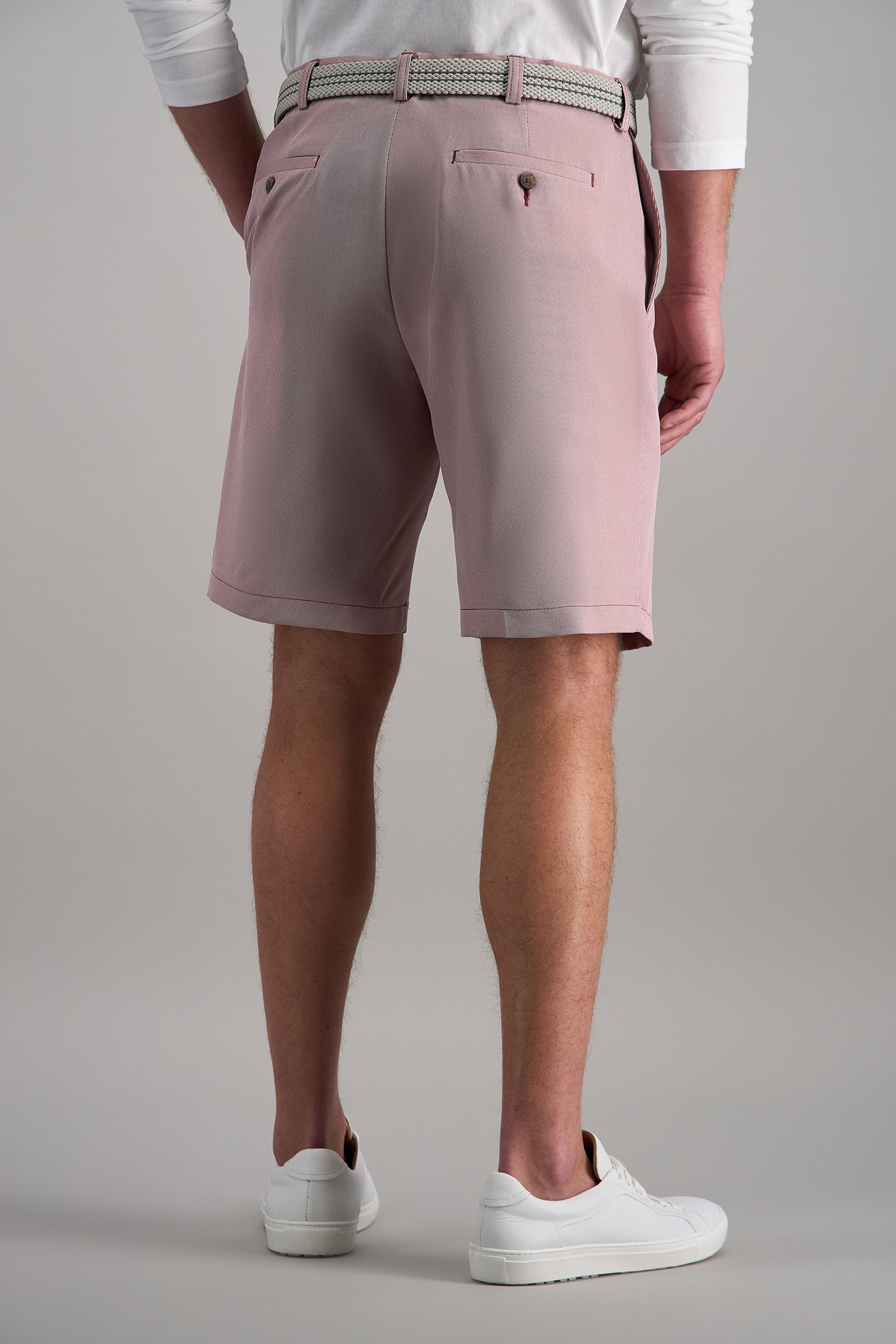 Cool 18® Pro Oxford Shortㅤ - Haggar.com#color_red