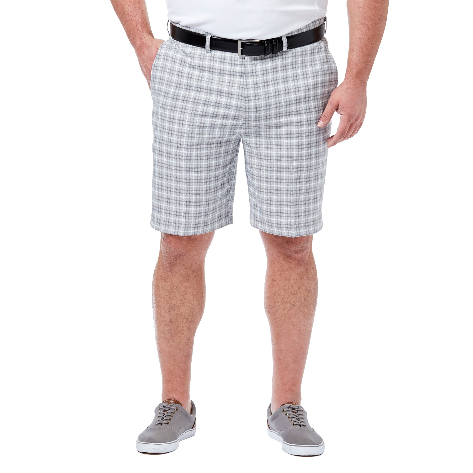 Big & Tall Cool 18® Pro Mini Plaid Short, , hi-res