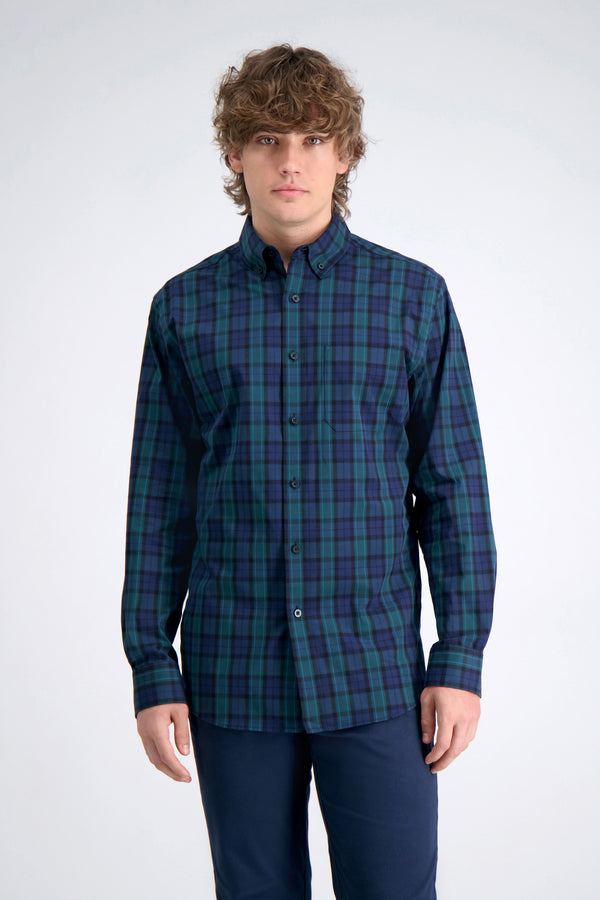 Long Sleeve Poplin Shirt, , hi-res#color_navy