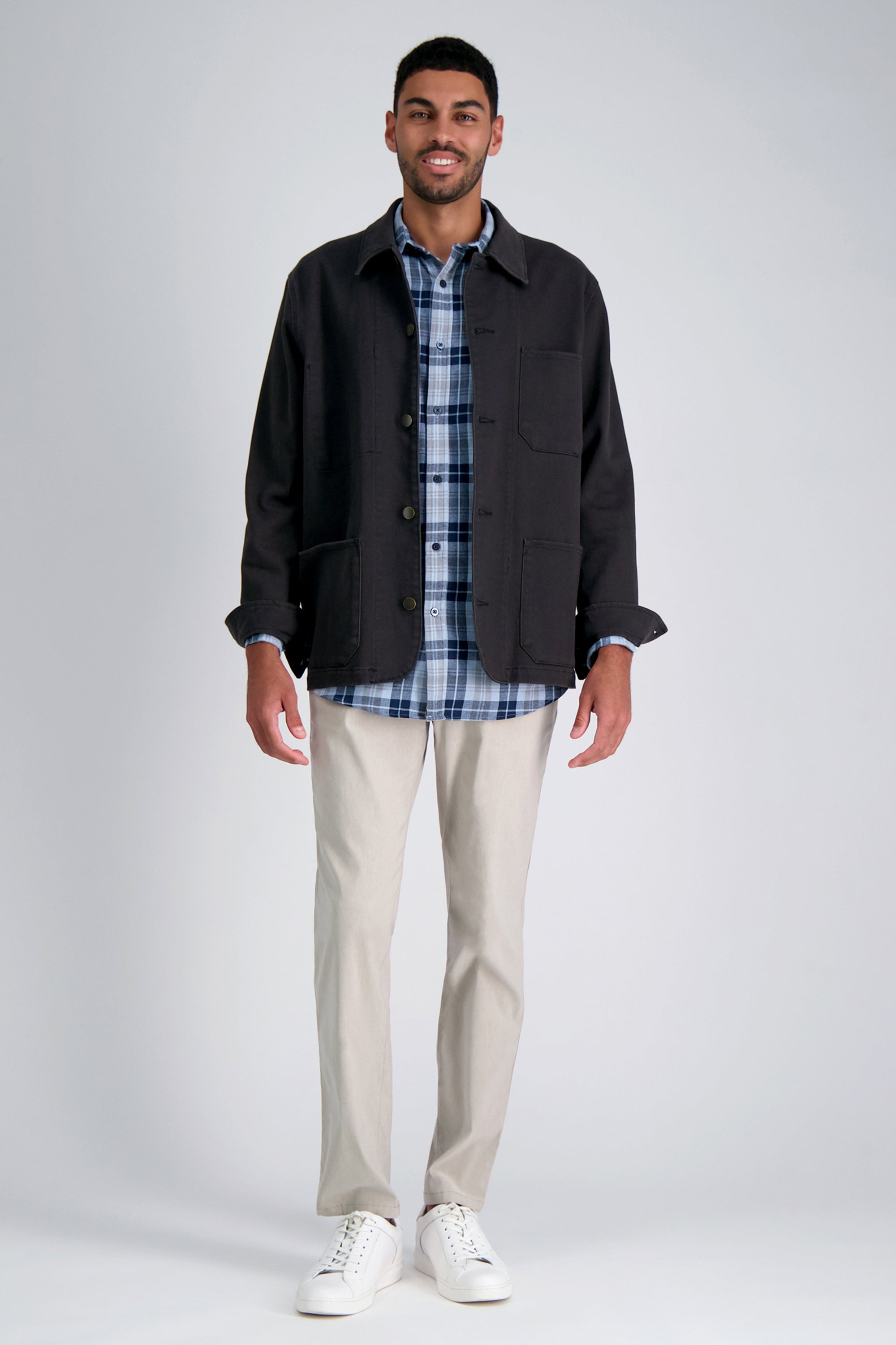 Long Sleeve Flannel Plaid Shirt, , hi-res