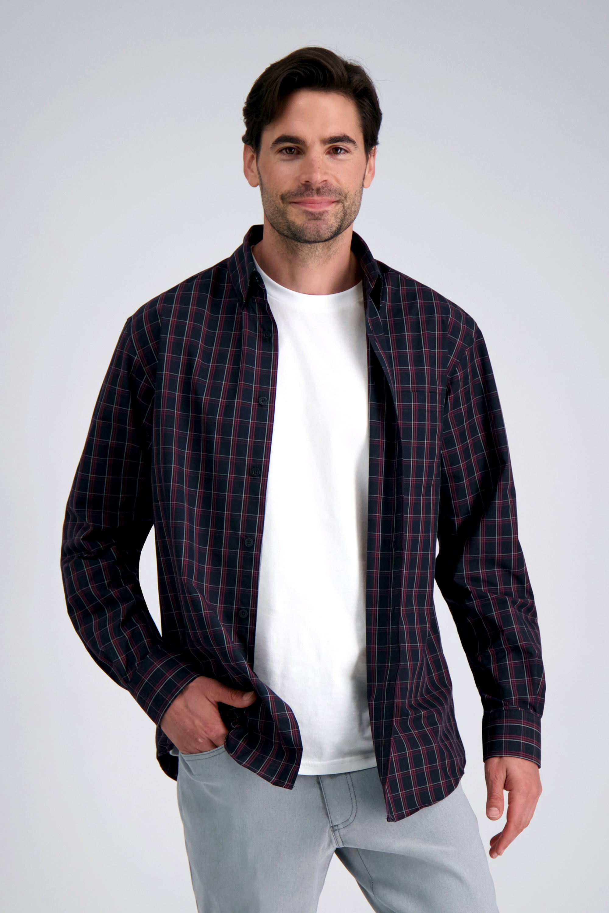 Life Khaki™ Long Sleeve Poplin Shirt, , hi-res
