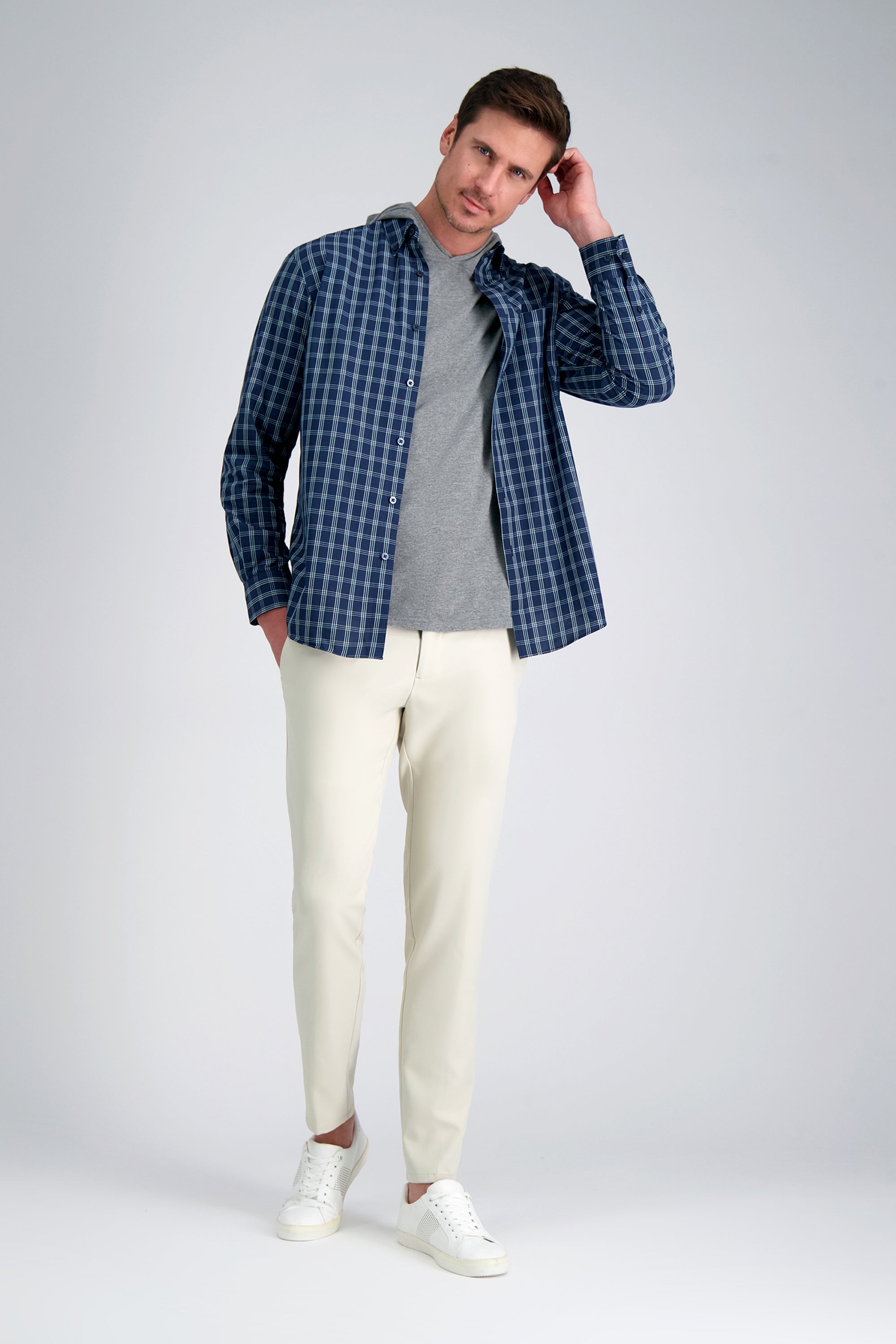 Life Khaki™ Long Sleeve Poplin Shirt