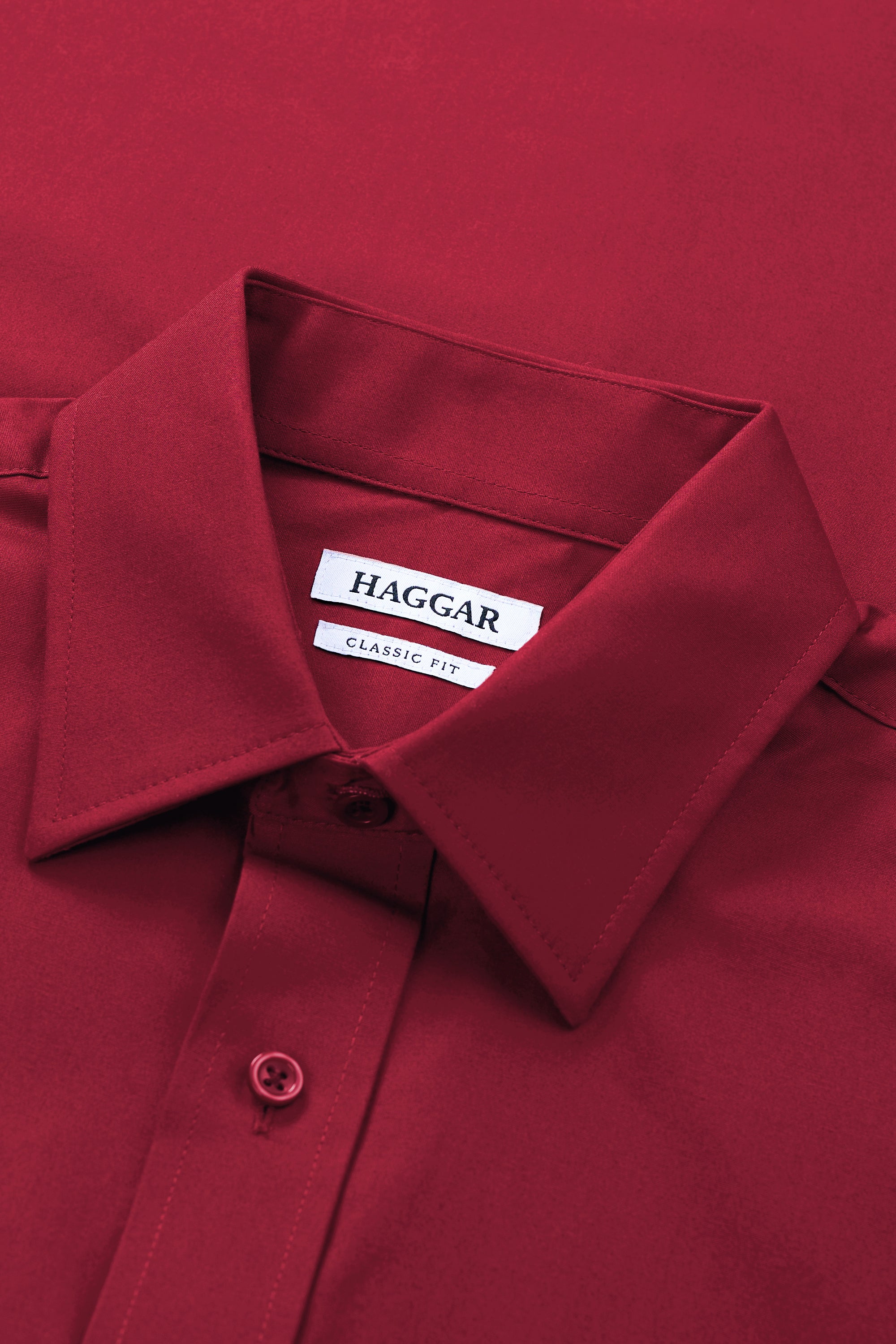 Premium Comfort Dress Shirt - Dark Red, , hi-res