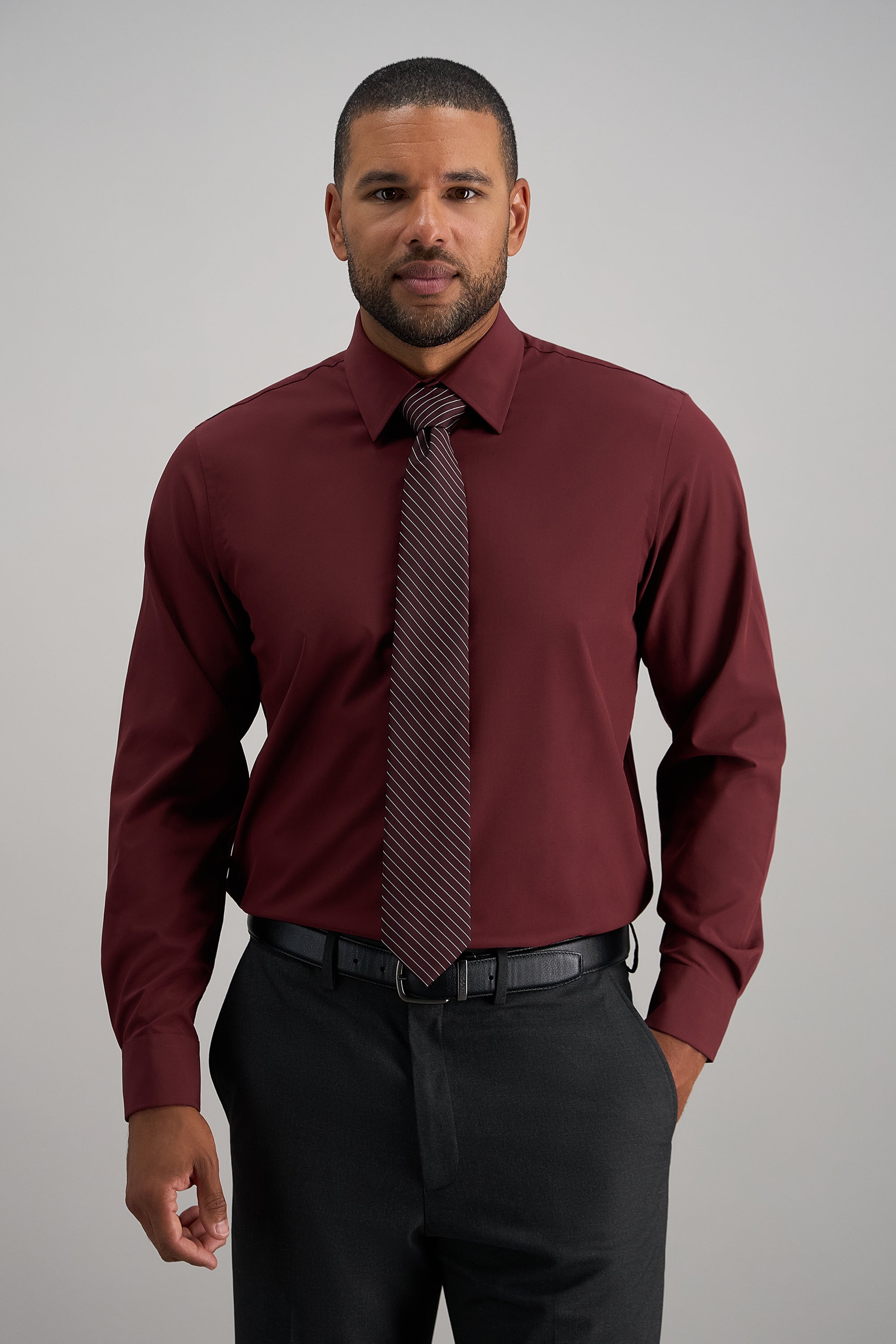 Smart Wash® Dress Shirt - Dewberry