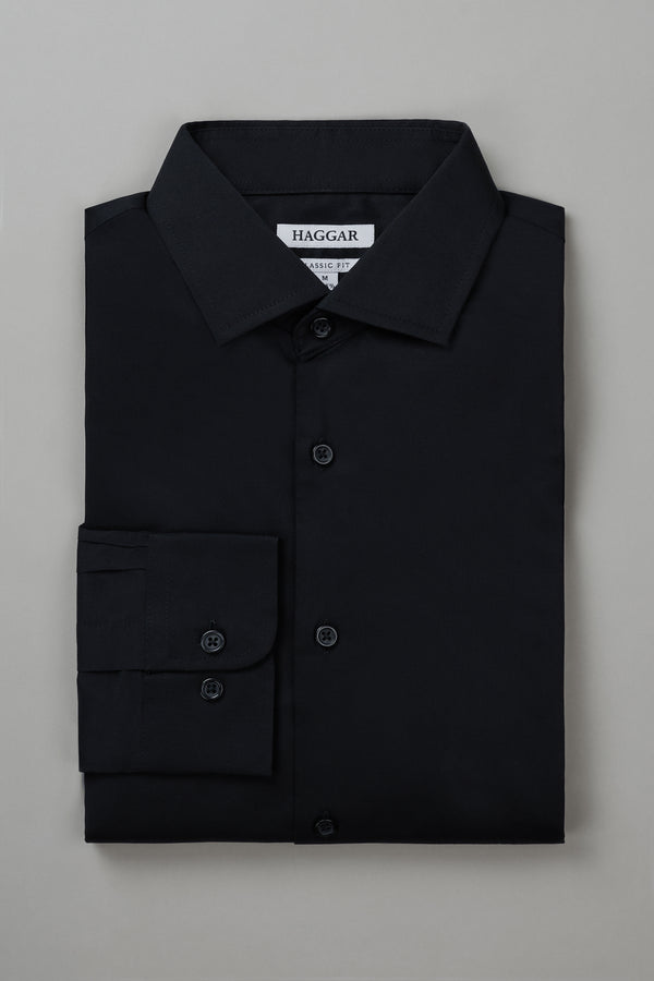 Wrinkle Free Classic Fit Dress Shirt - Haggar.com#color_black