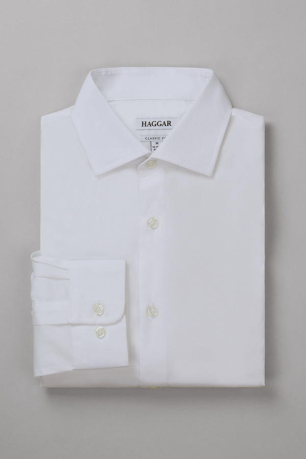 Wrinkle Free Classic Fit Dress Shirt - Haggar.com#color_white