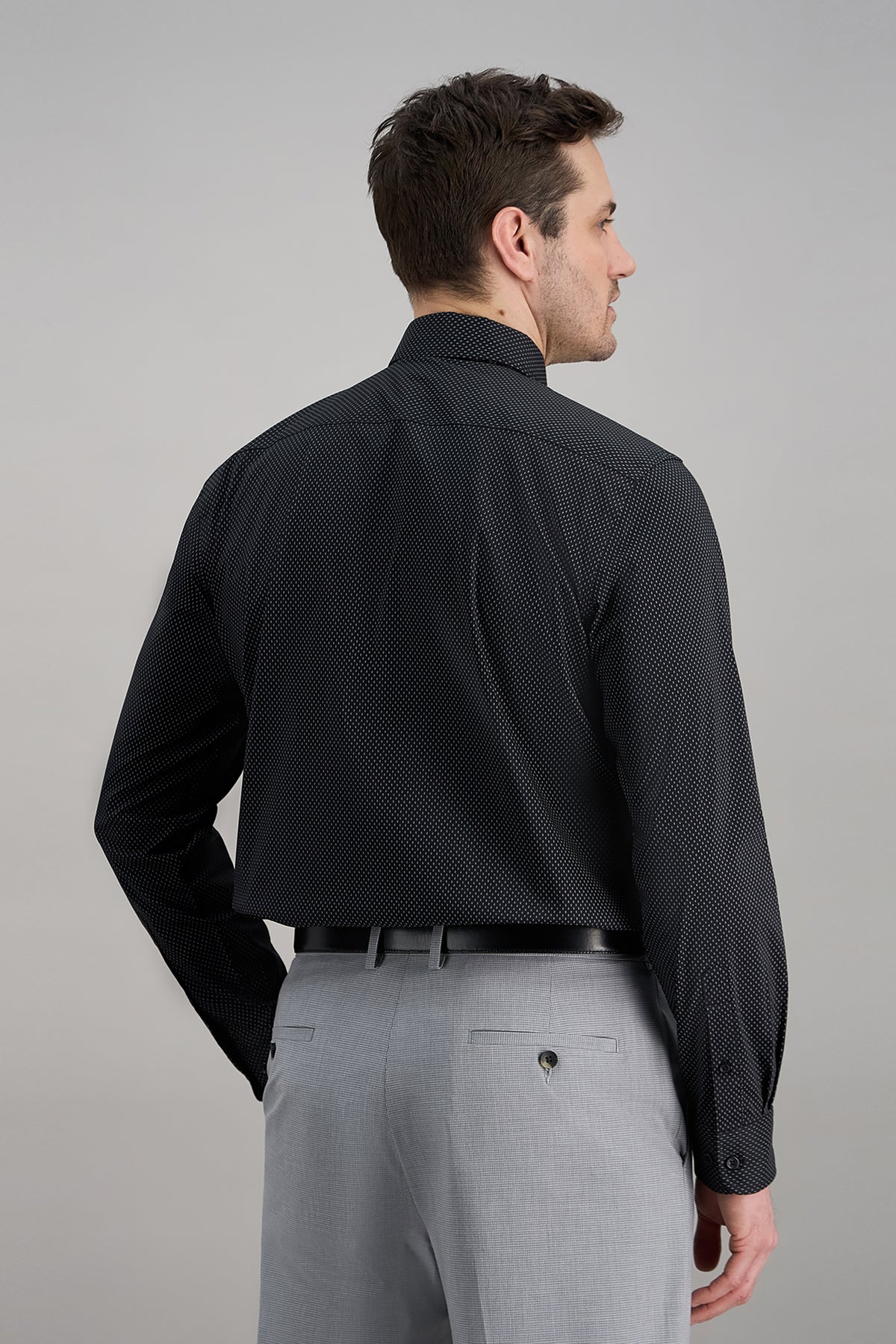 Wrinkle Free Classic Fit Dress Shirt - Haggar.com#color_black