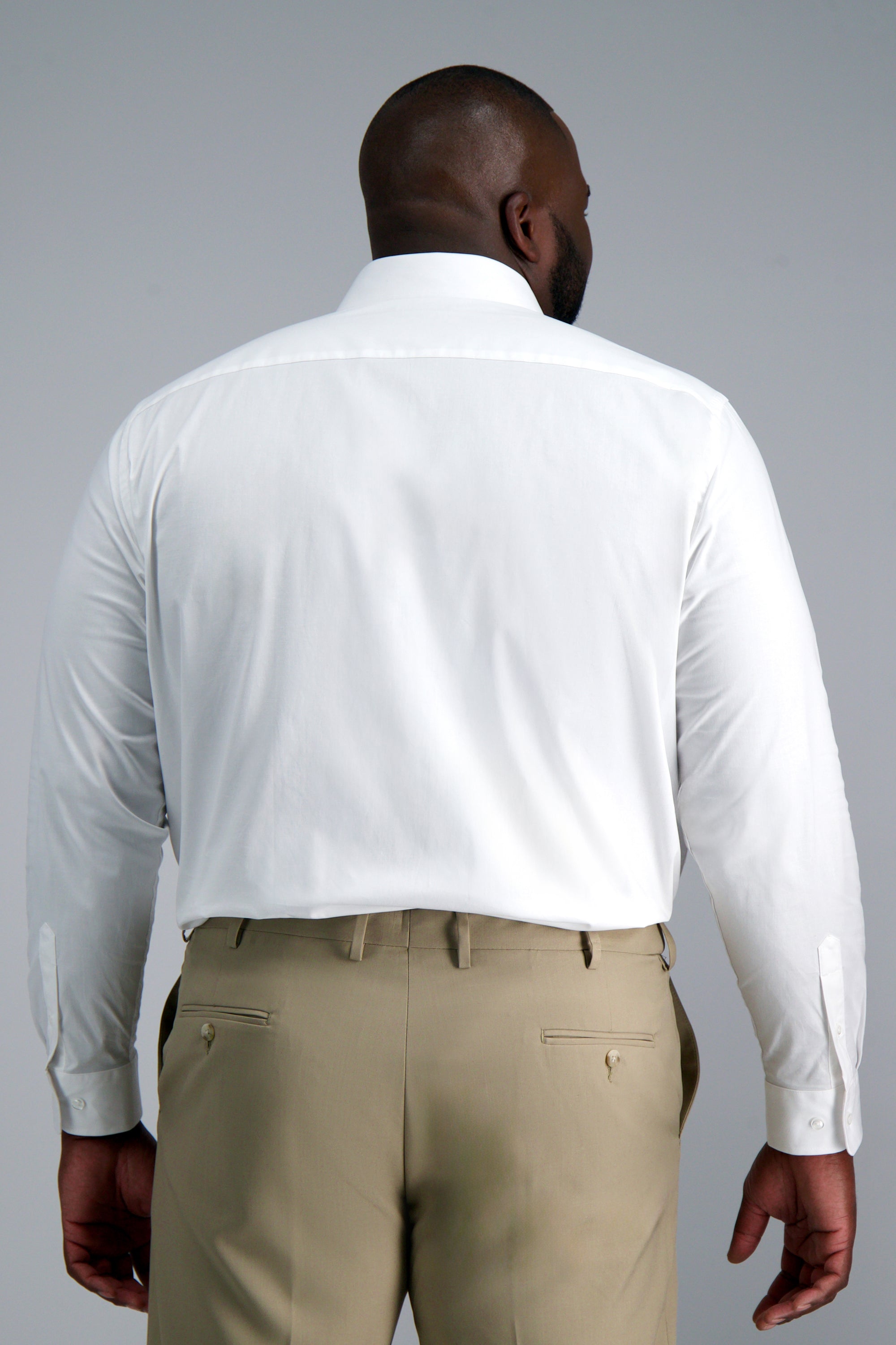 Smart Wash® Tall Dress Shirt - White , , hi-res