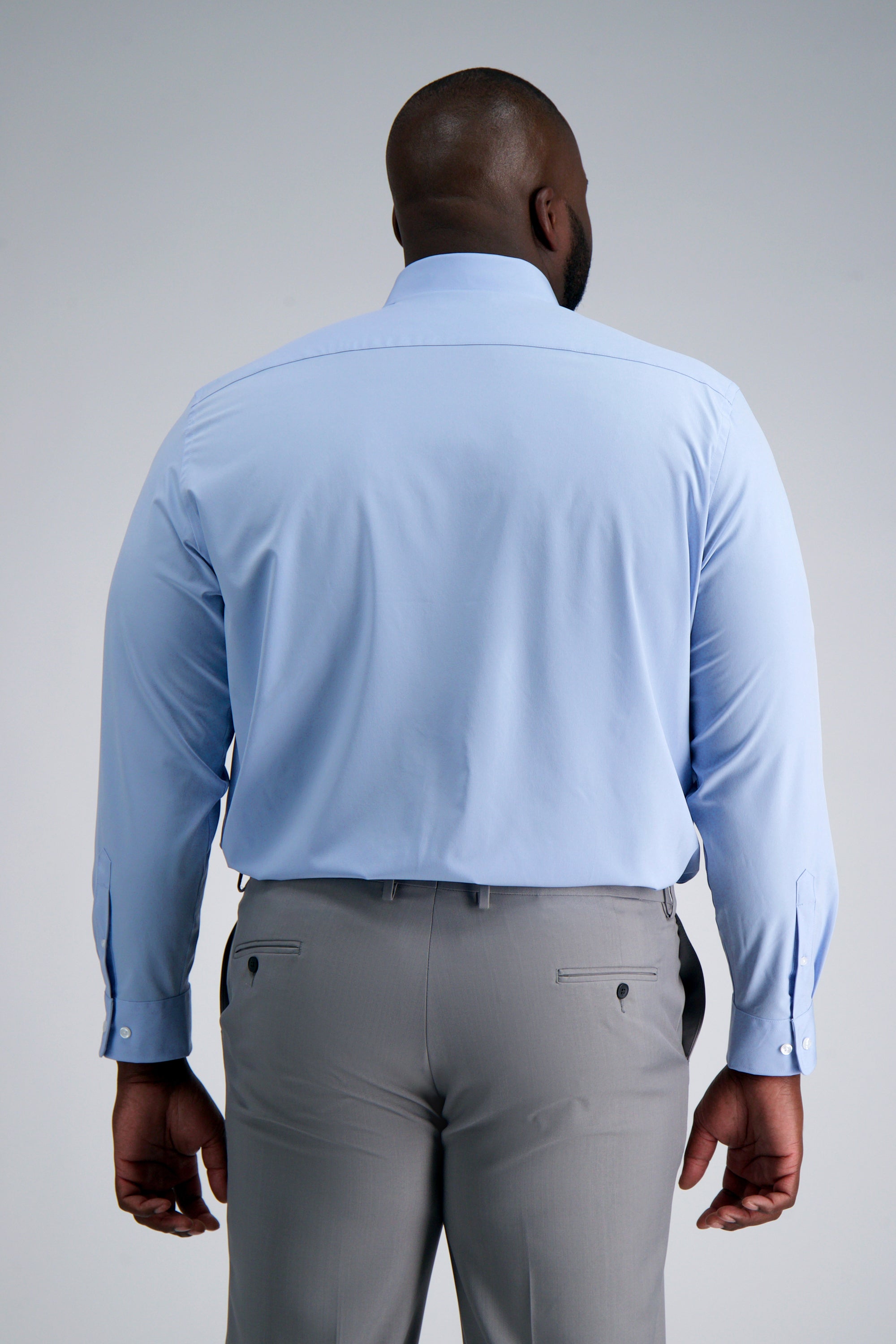 Smart Wash™ Tall Dress Shirt - Blue, , hi-res