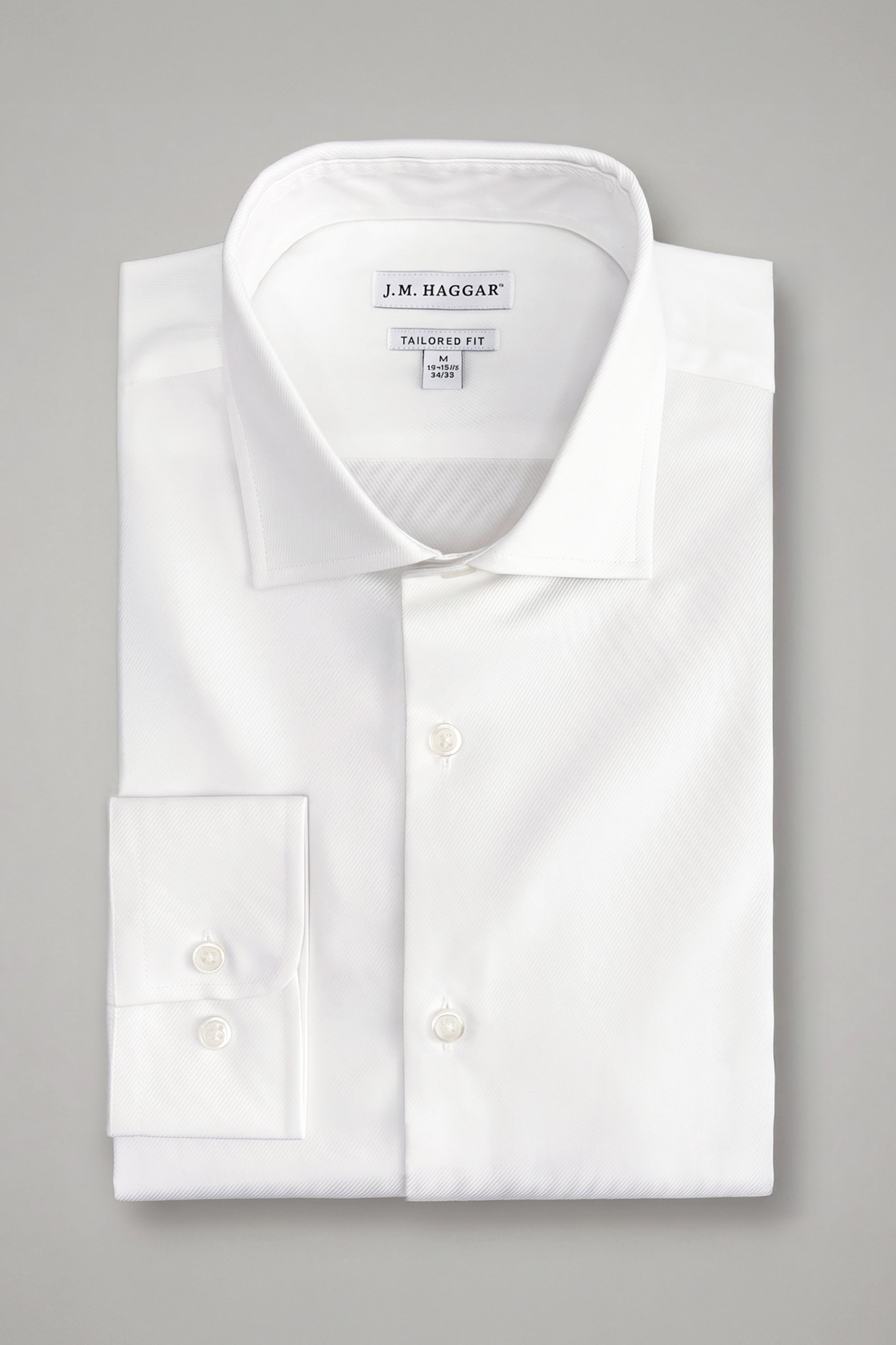J.M. Haggar Wrinkle Free Twill Dress Shirt