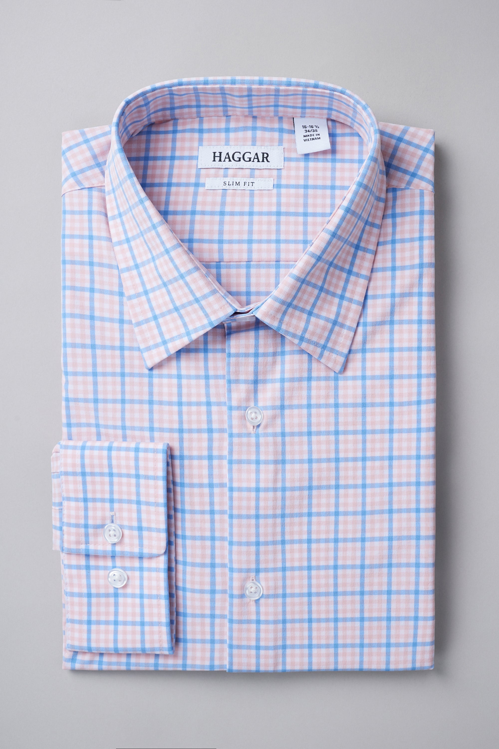 haggar smart wash slim fit dress shirt - Medium Pink Point collar spaghetti straps wedding gown Width:Medium (E) Corset Bodice Mini Babydoll