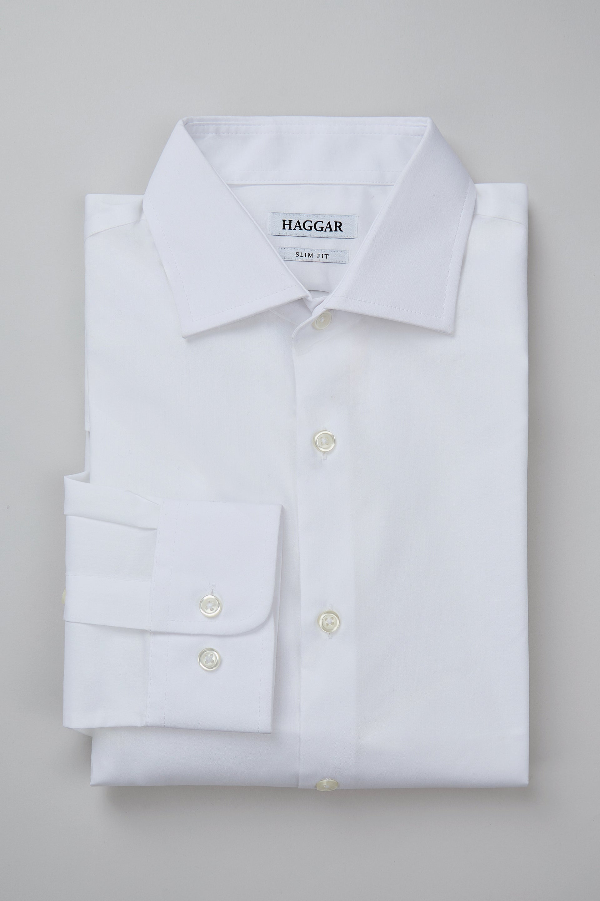 dress shirts that don't wrinkle Haggar Wrinkle Free Slim Fit Dress Shirt in Black