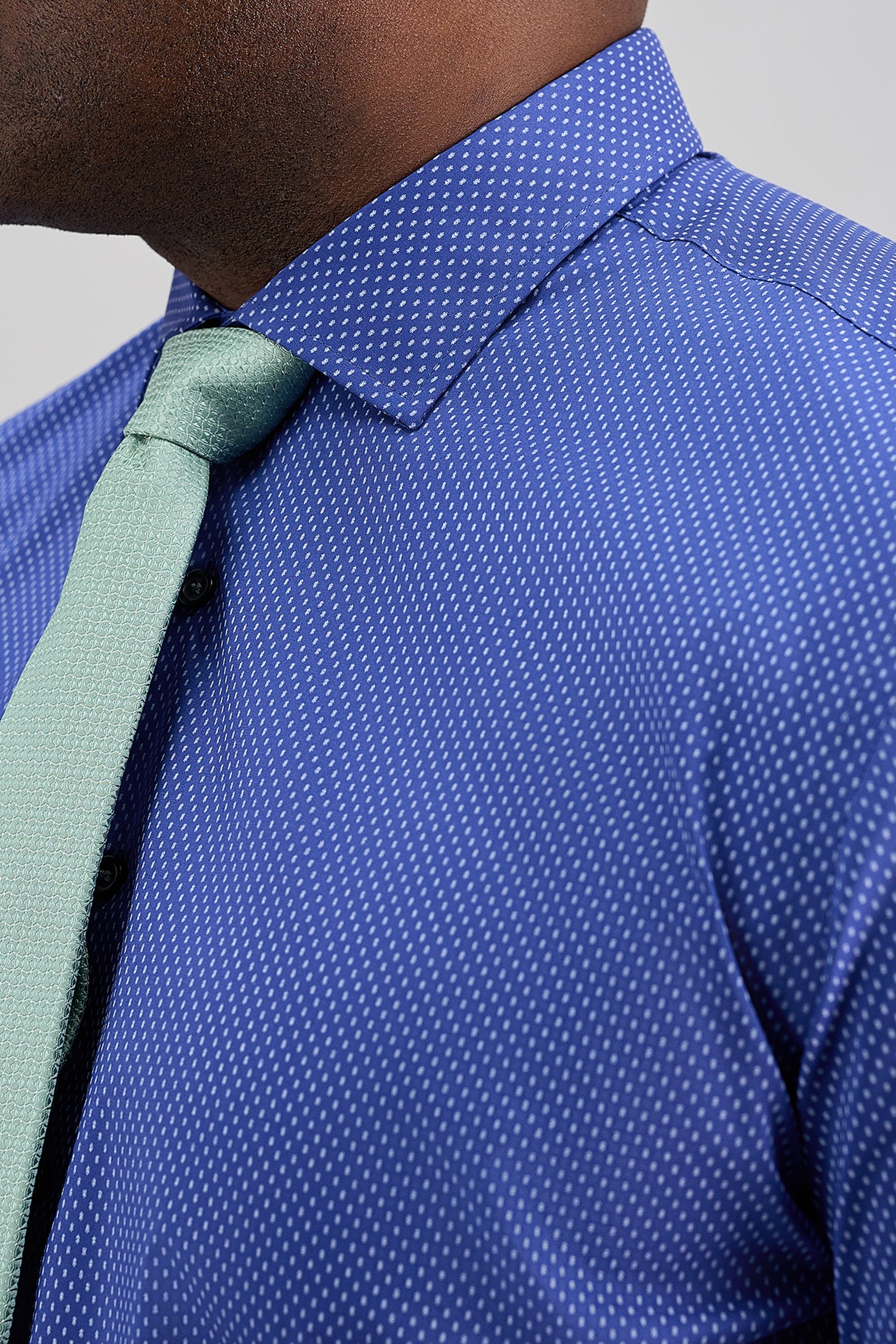 Big & Tall Wrinkle Free Classic Fit Dress Shirt - Haggar.com#color_charcoal