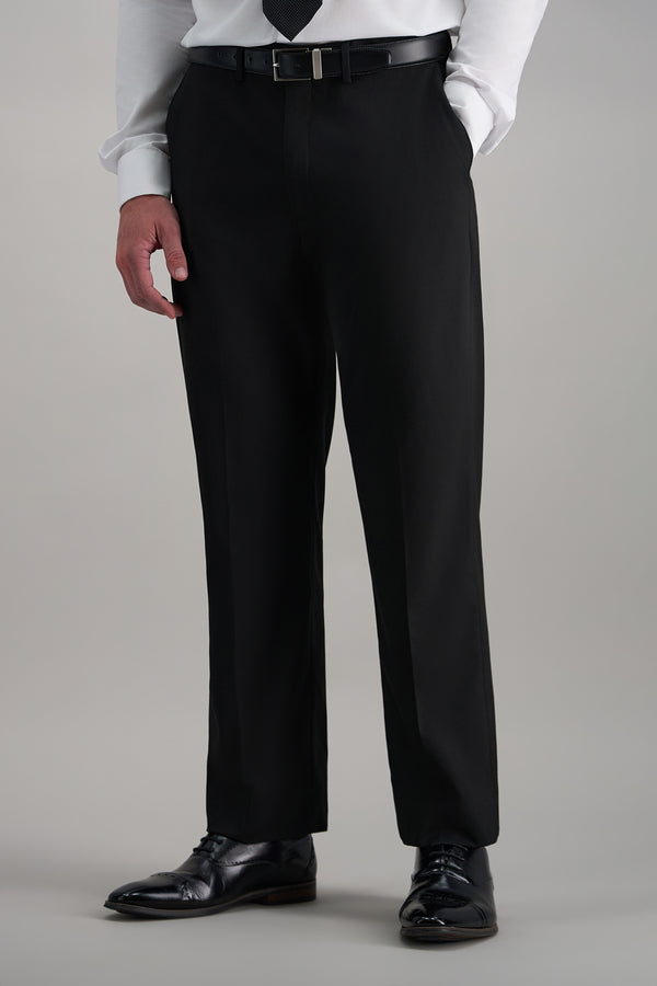 J.M. Haggar Premium Stretch Suit Pant - Flat Front, , hi-res#color_black